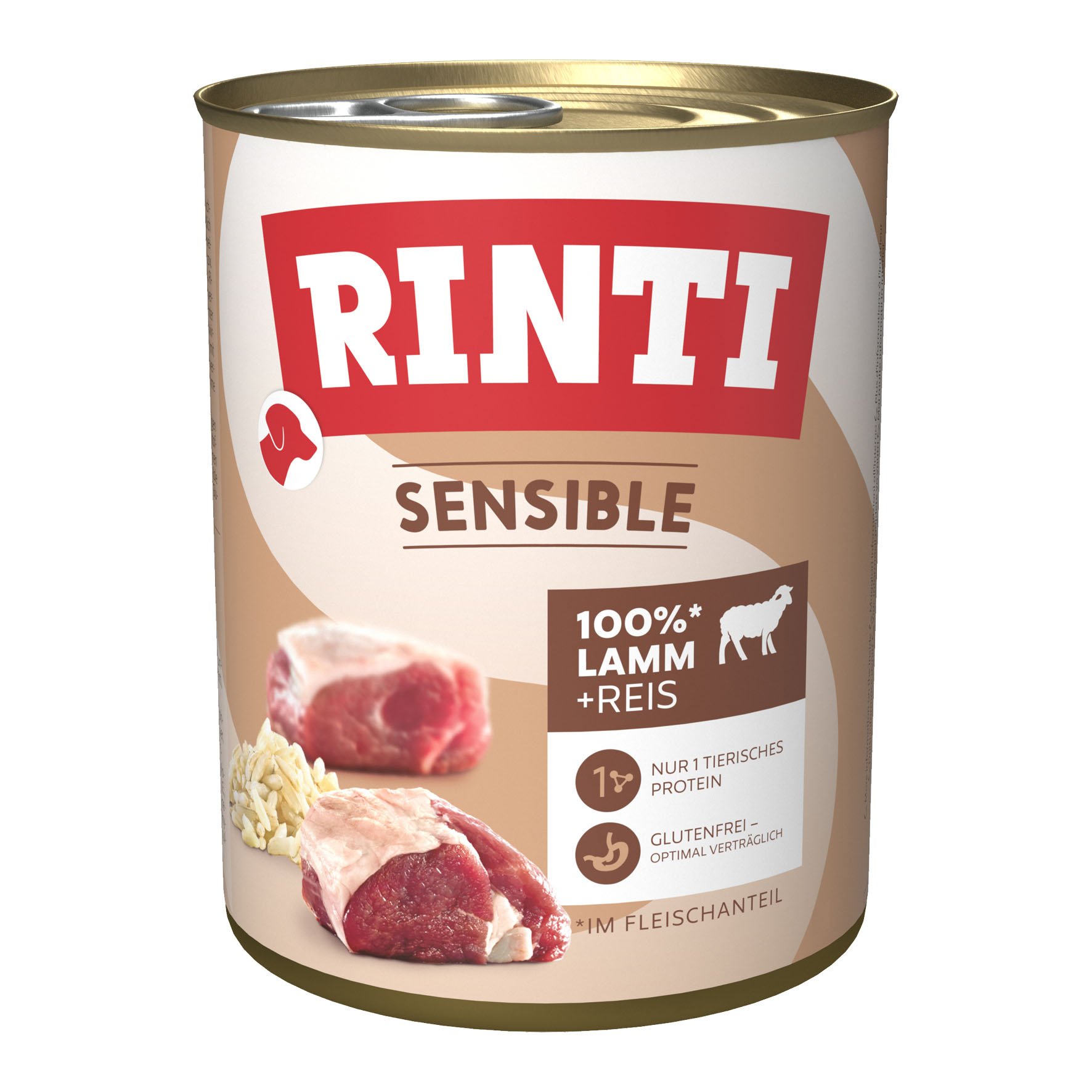 Rinti Sensible Lamm & Reis, 800g
