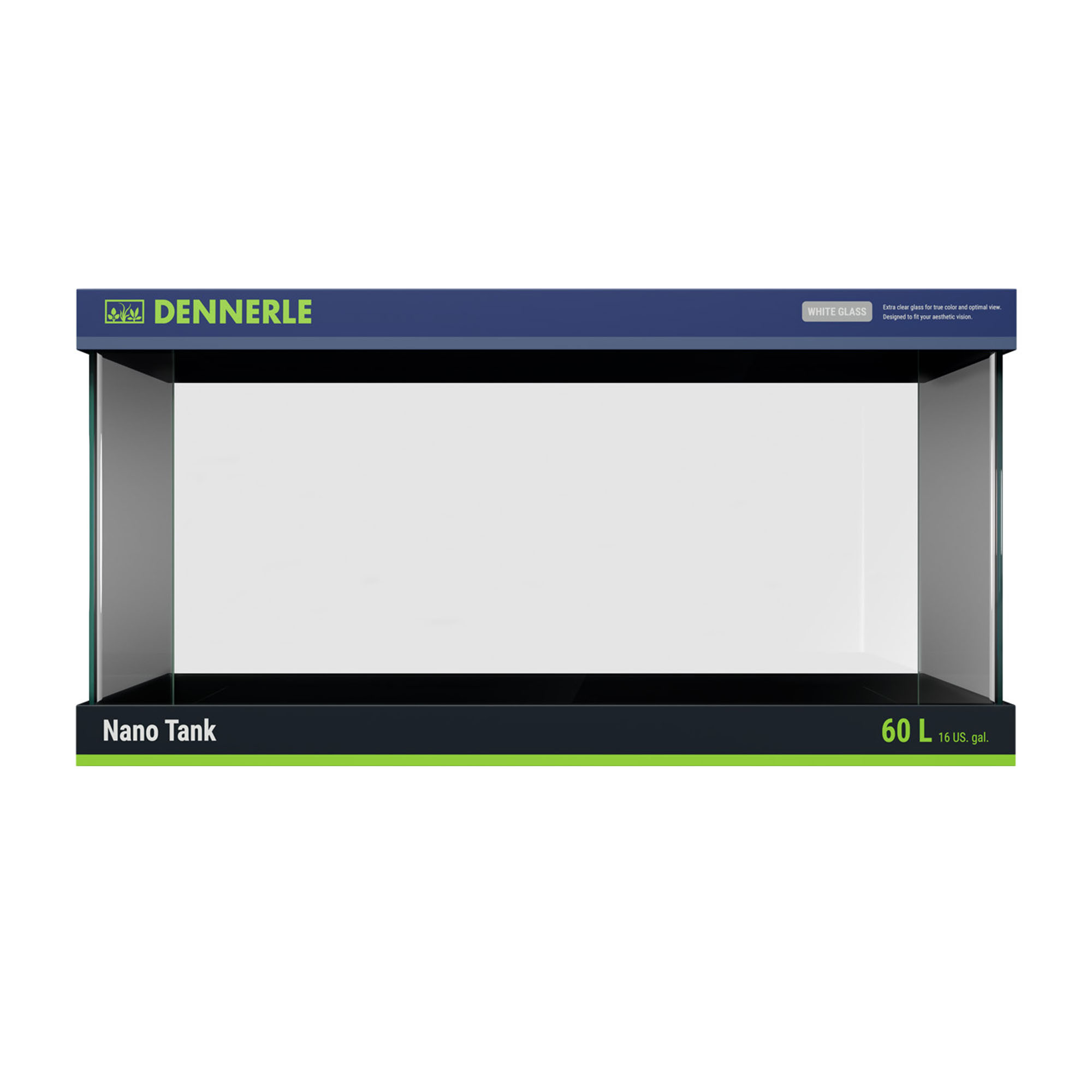Dennerle Nano Tank White Glass, 60 L