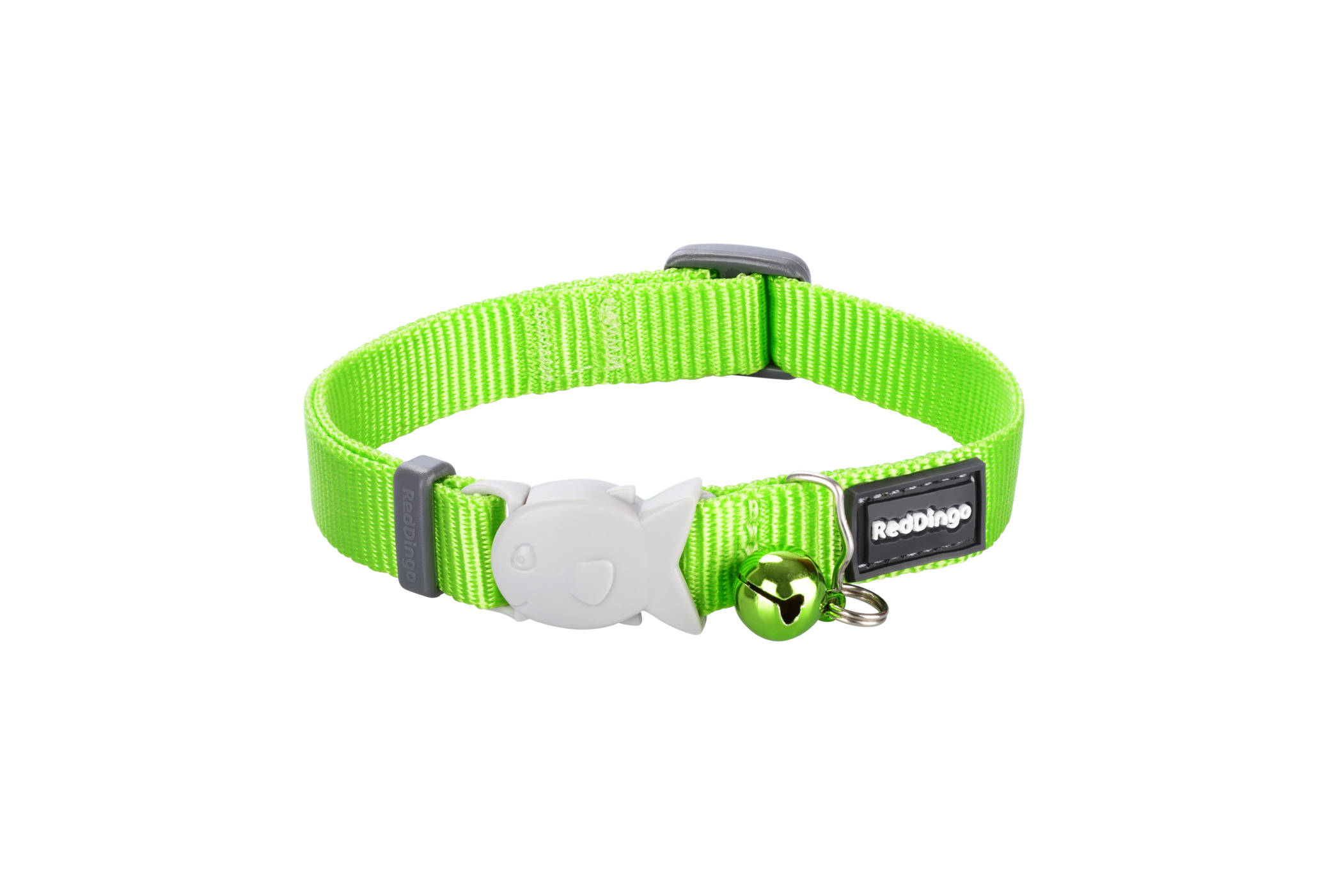RedDingo Katzenhalsband Plain Lime Grün - XS