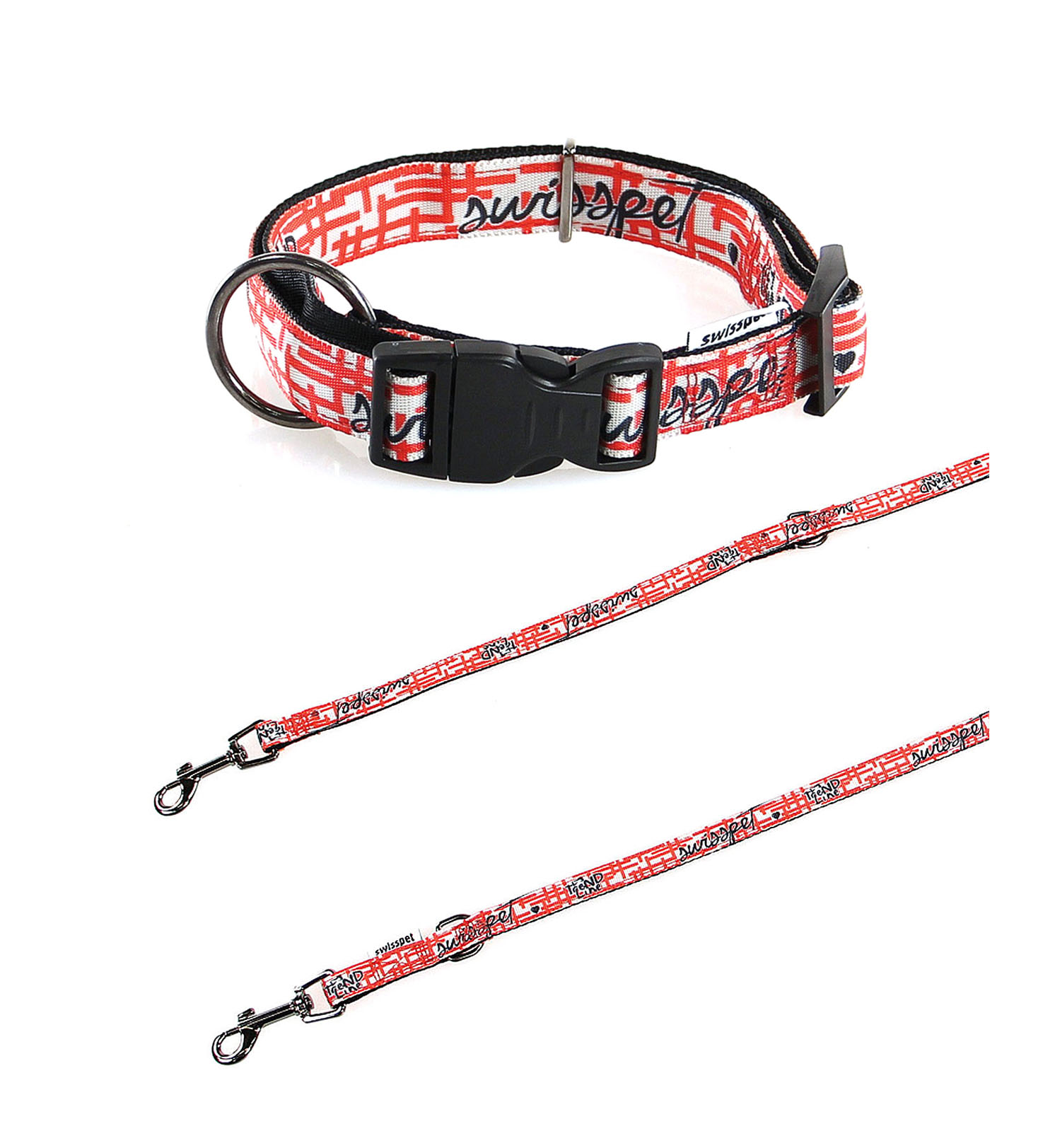 TrendLine Halsband Labyrinth, Soft, rot