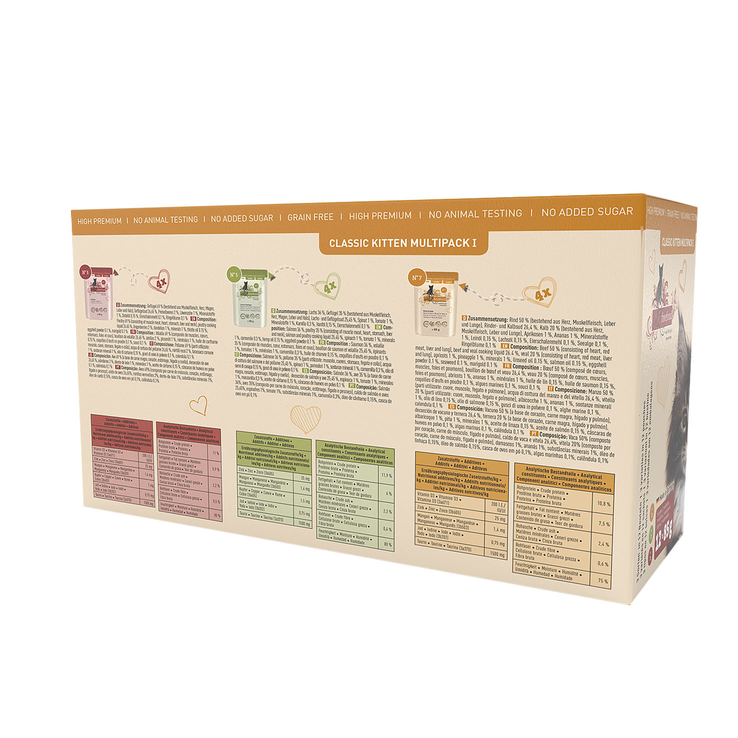 Catz finefood Kitten I Multipack, 12x85g