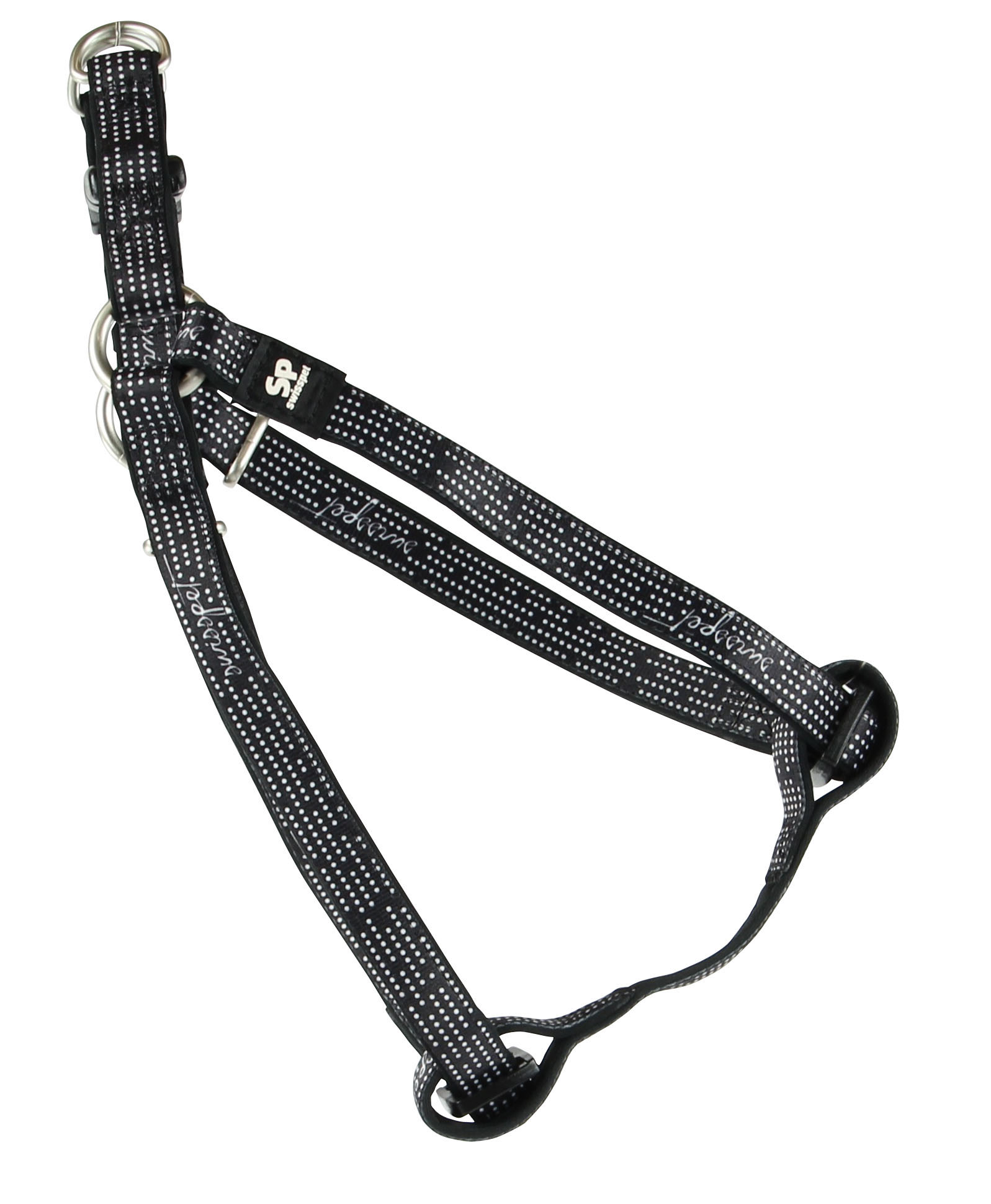 TrendLine Geschirr Glamour, schwarz/weiss