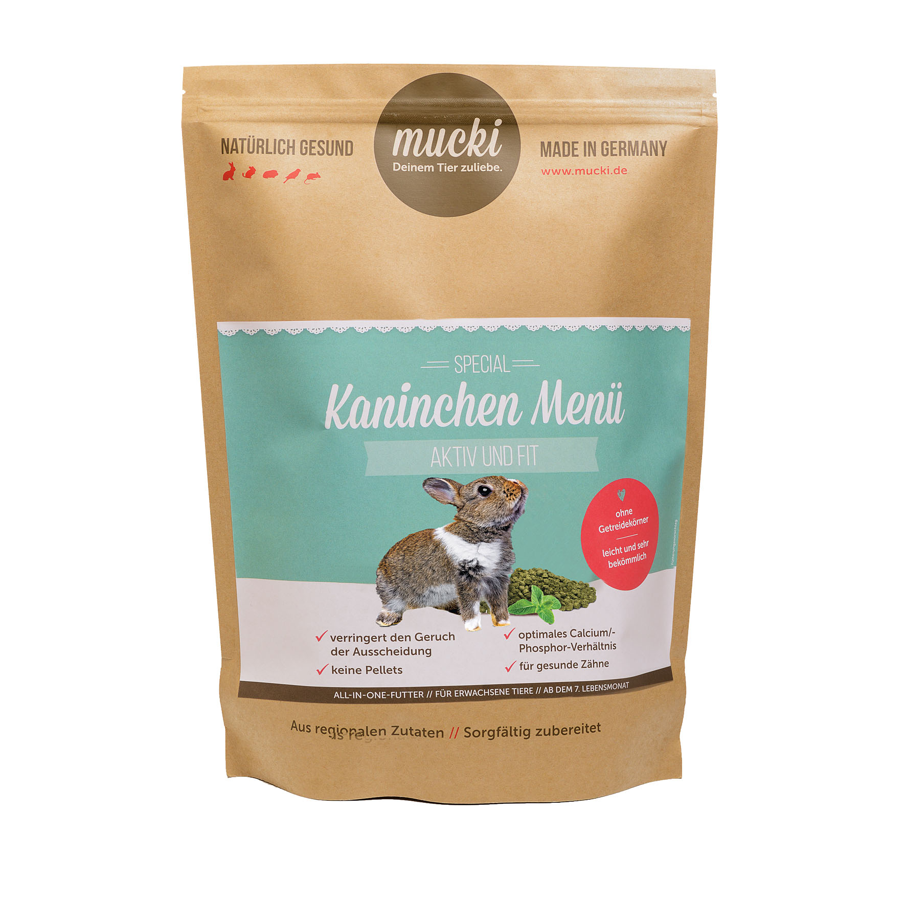 Mucki Menu pour lapins Active & Fit 750g