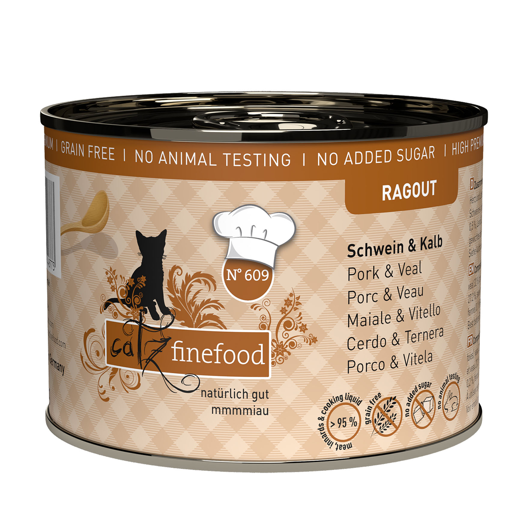 Catz Finefood Ragout No. 609 mit Schwein & Kalb 180g