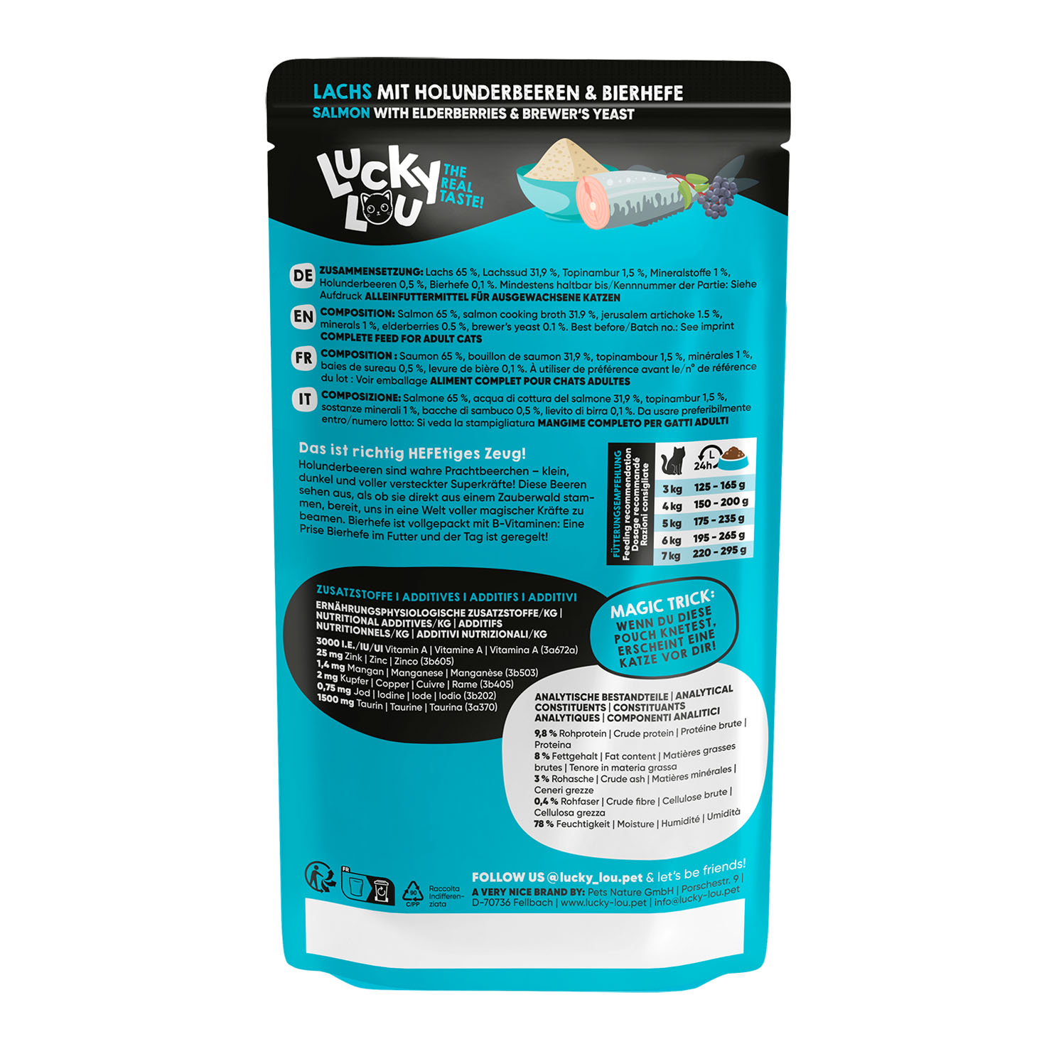 Lucky Lou SuperMono saumon 120g