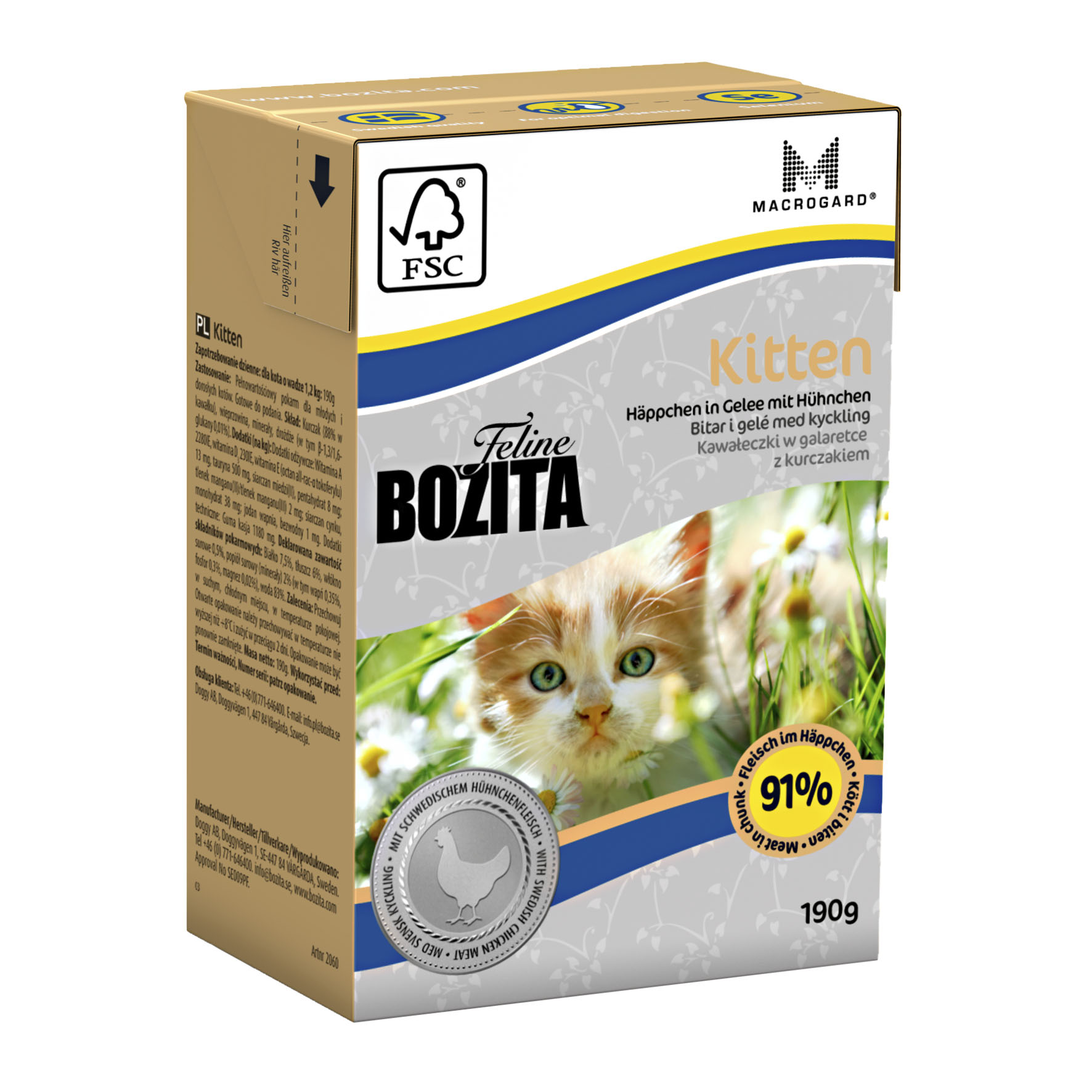 Bozita Feline Kitten, 190g