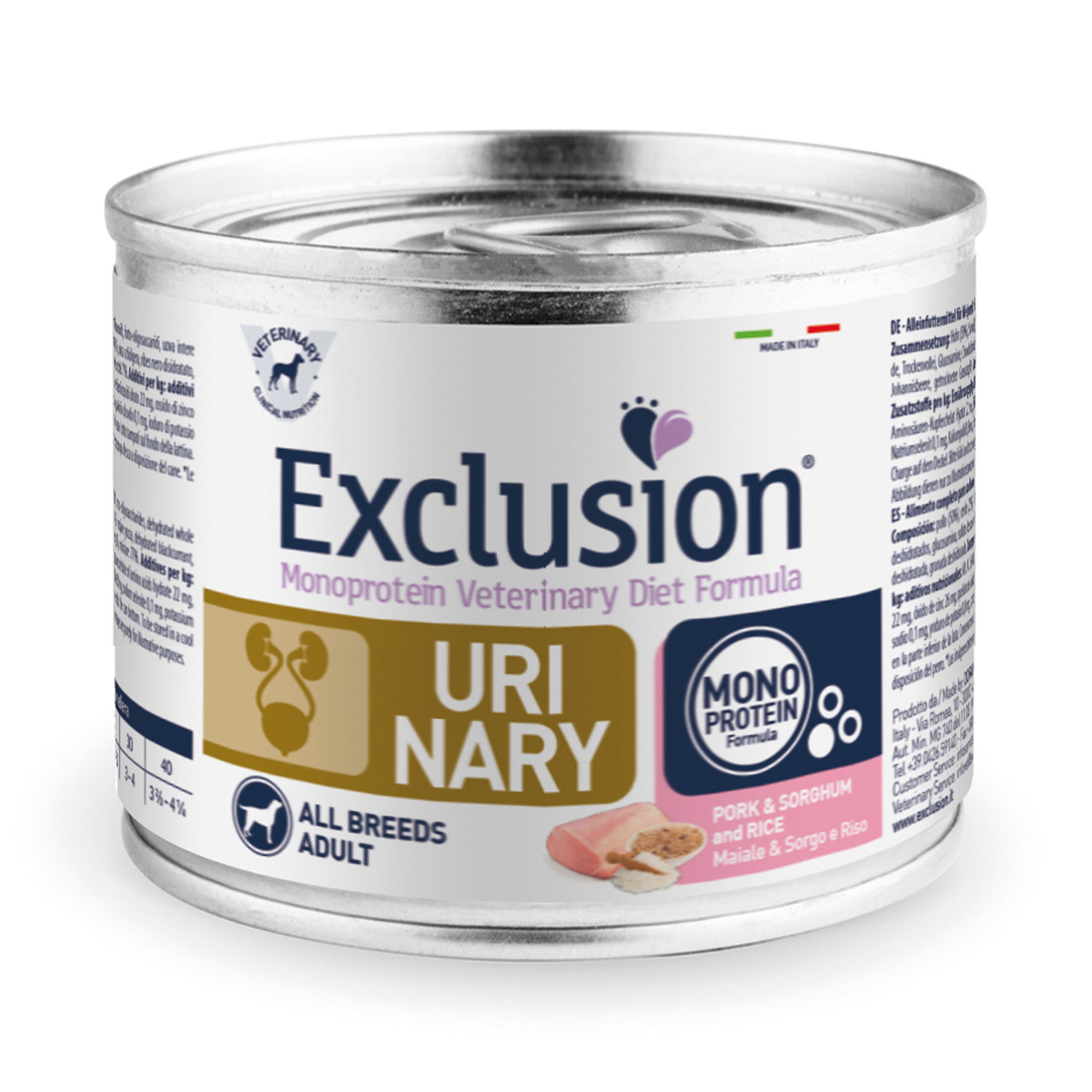 Exclusion Dog VET Adult All Breed Pork 200g