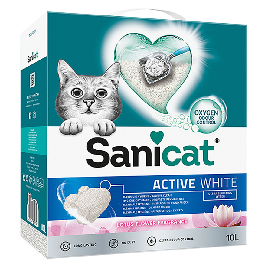 Sanicat Active White Lotus Flower, 10L
