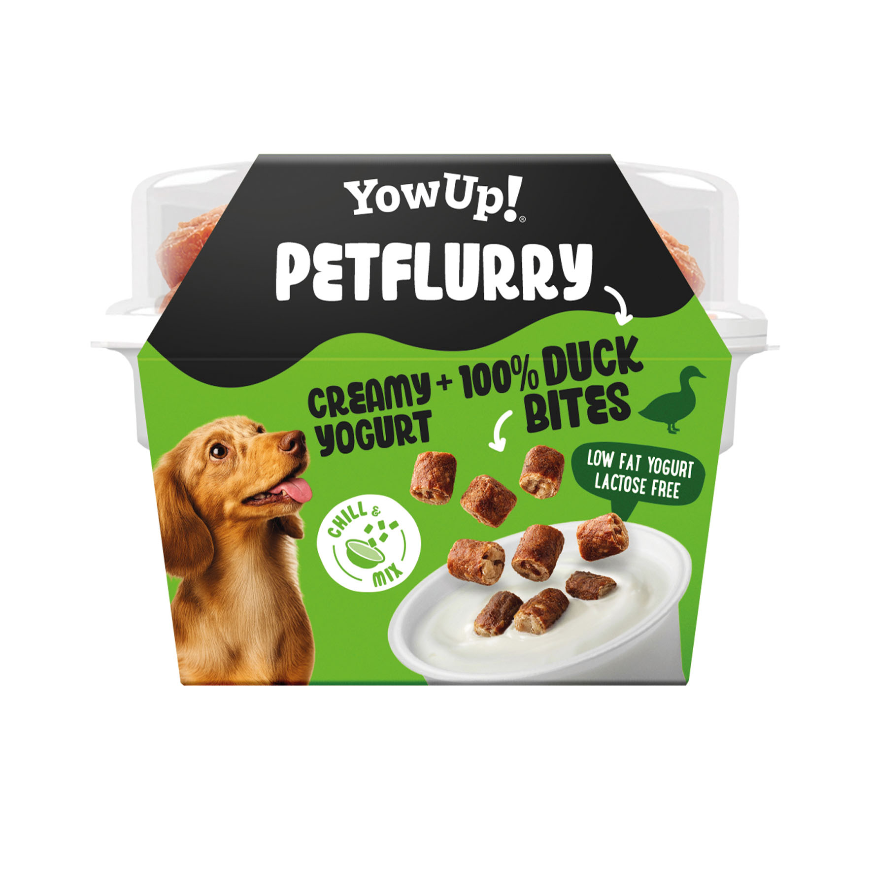 YowUp! Petflurry Dog au canard, 130 g