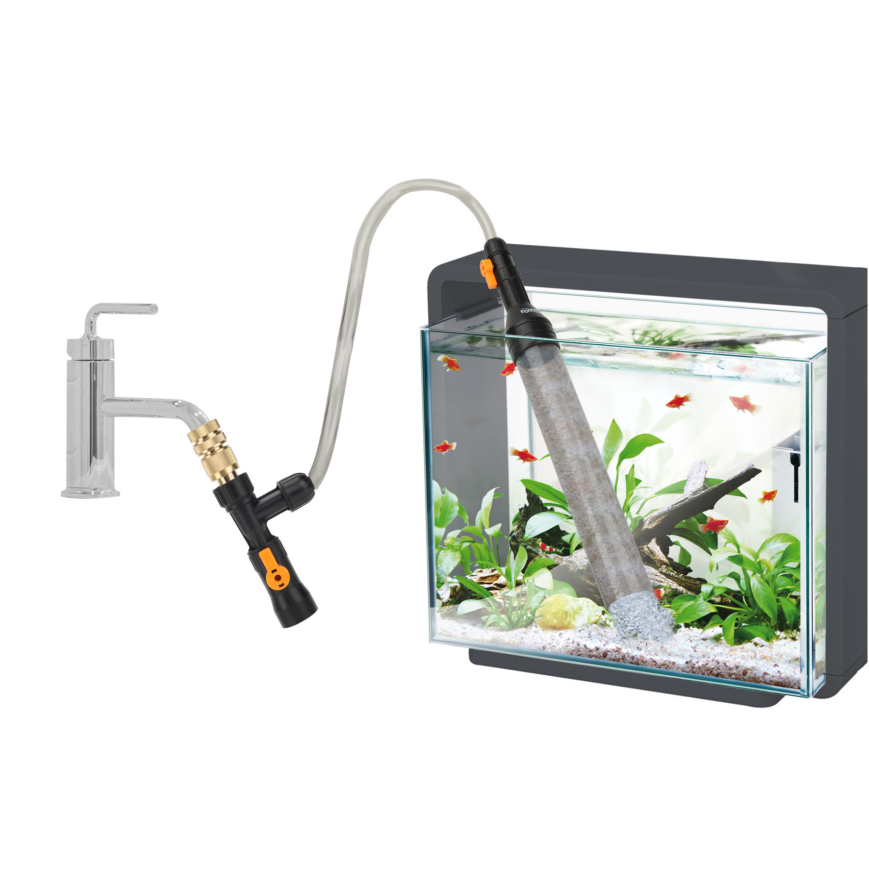 Amazonas Aquarium Gravel Cleaner T-Plus Wasserwechsler & Kiesreiniger