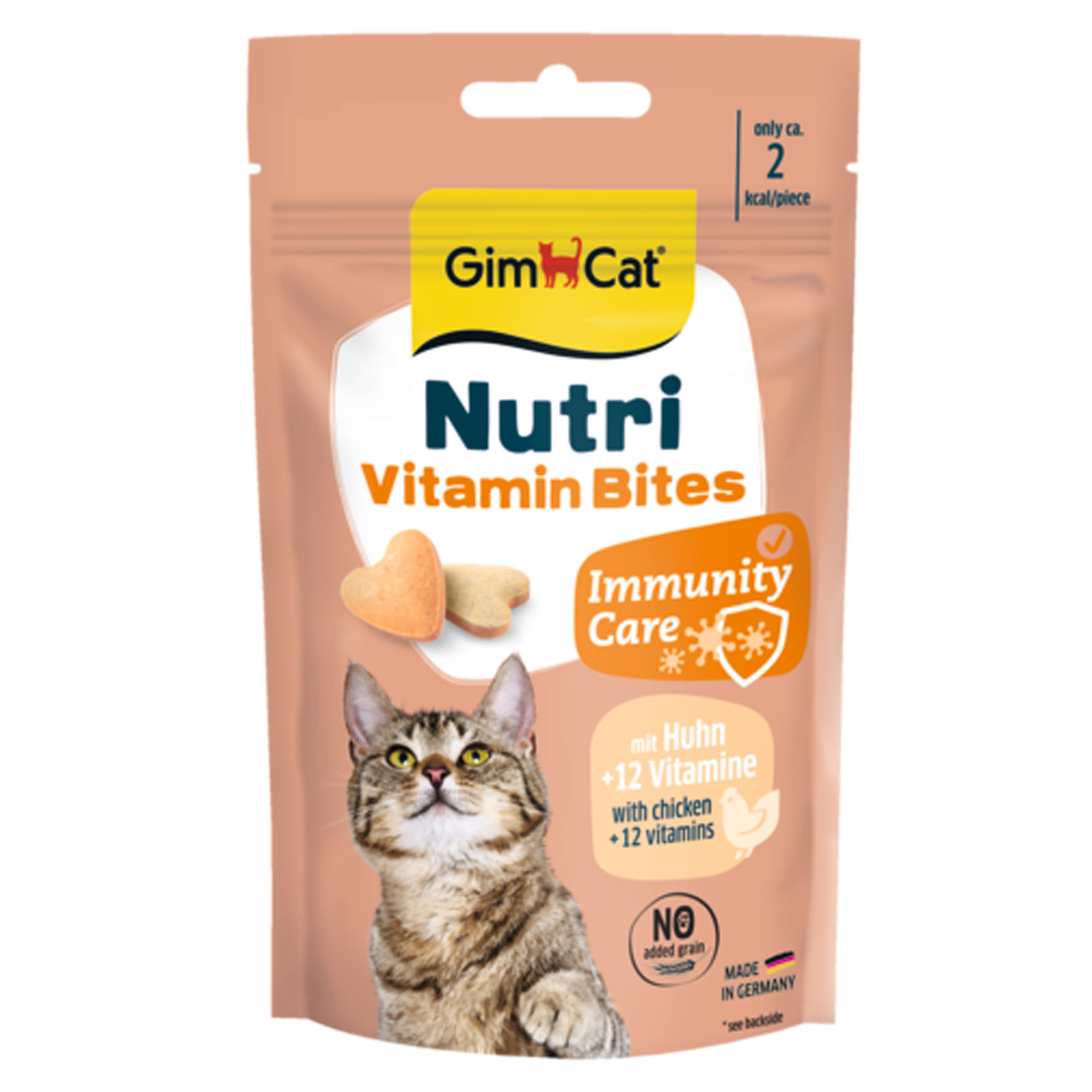 GimCat Nutri Vitamin Bites (au poulet + 12 vitamines) 40 g