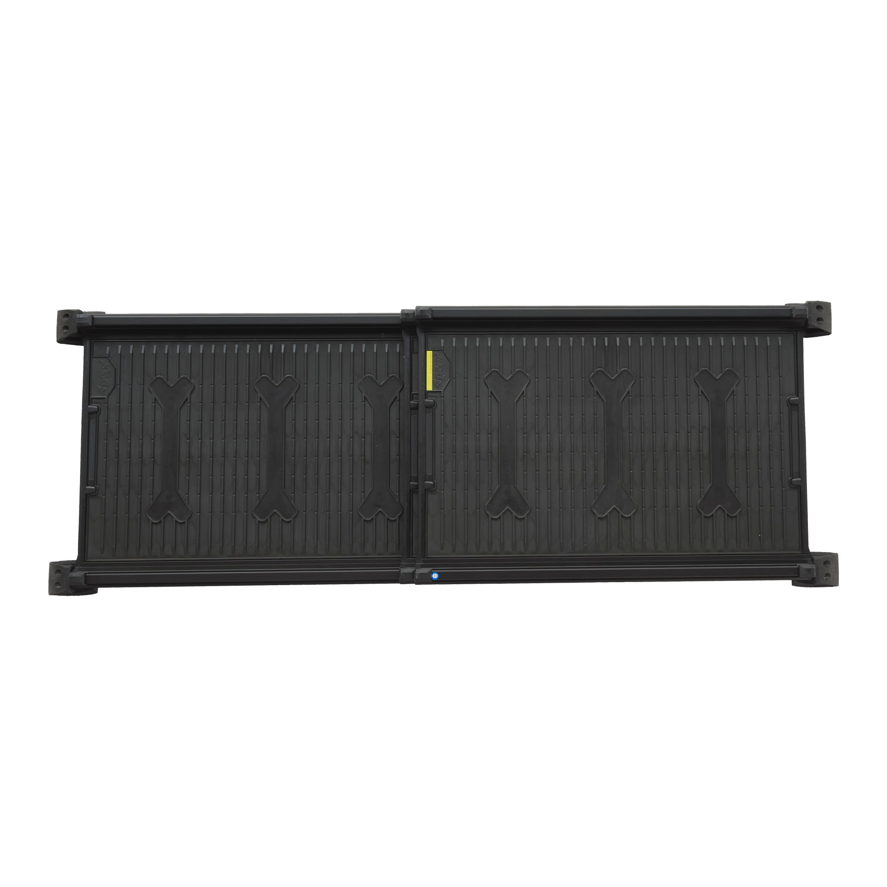 4pets EasySteps nero rampa telescopica per cani, portata fino a 100 kg