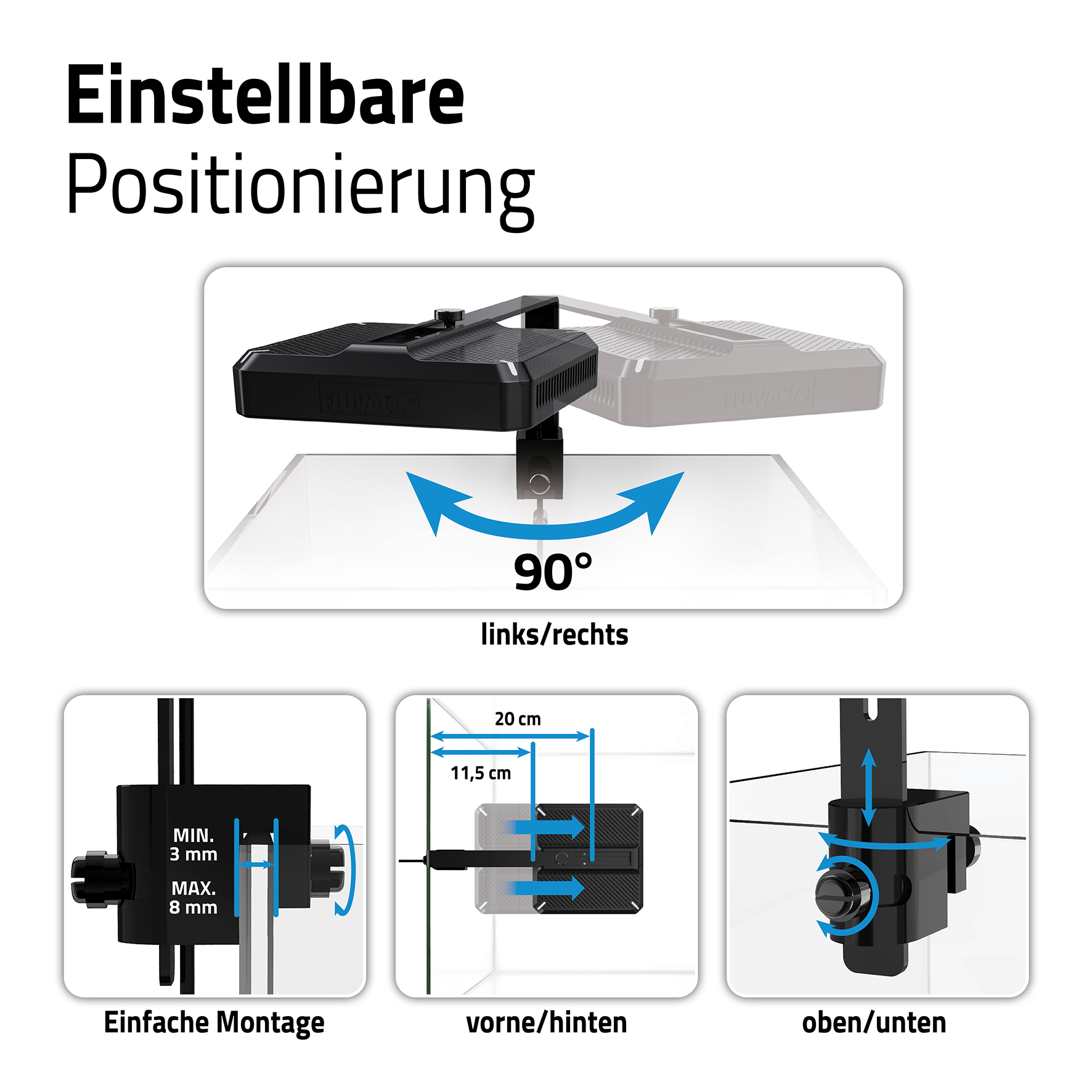 Fluval Plant Spectrum 4.0 Nano LED 20W – 14.7x14.7cm