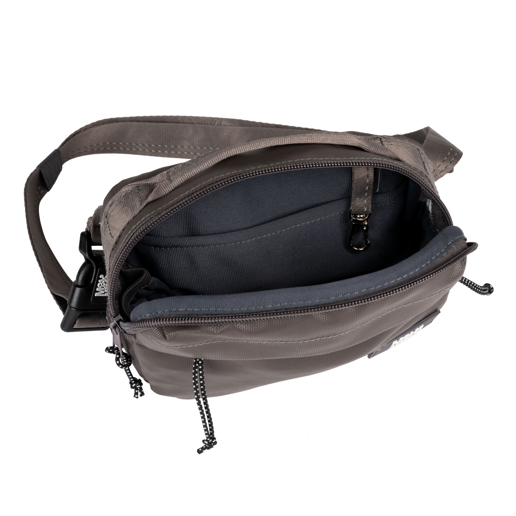 Max&Moll sac pour chien Matrix 2.0 stein, L:18cm H:12cm L:6cm, sangle:140cm