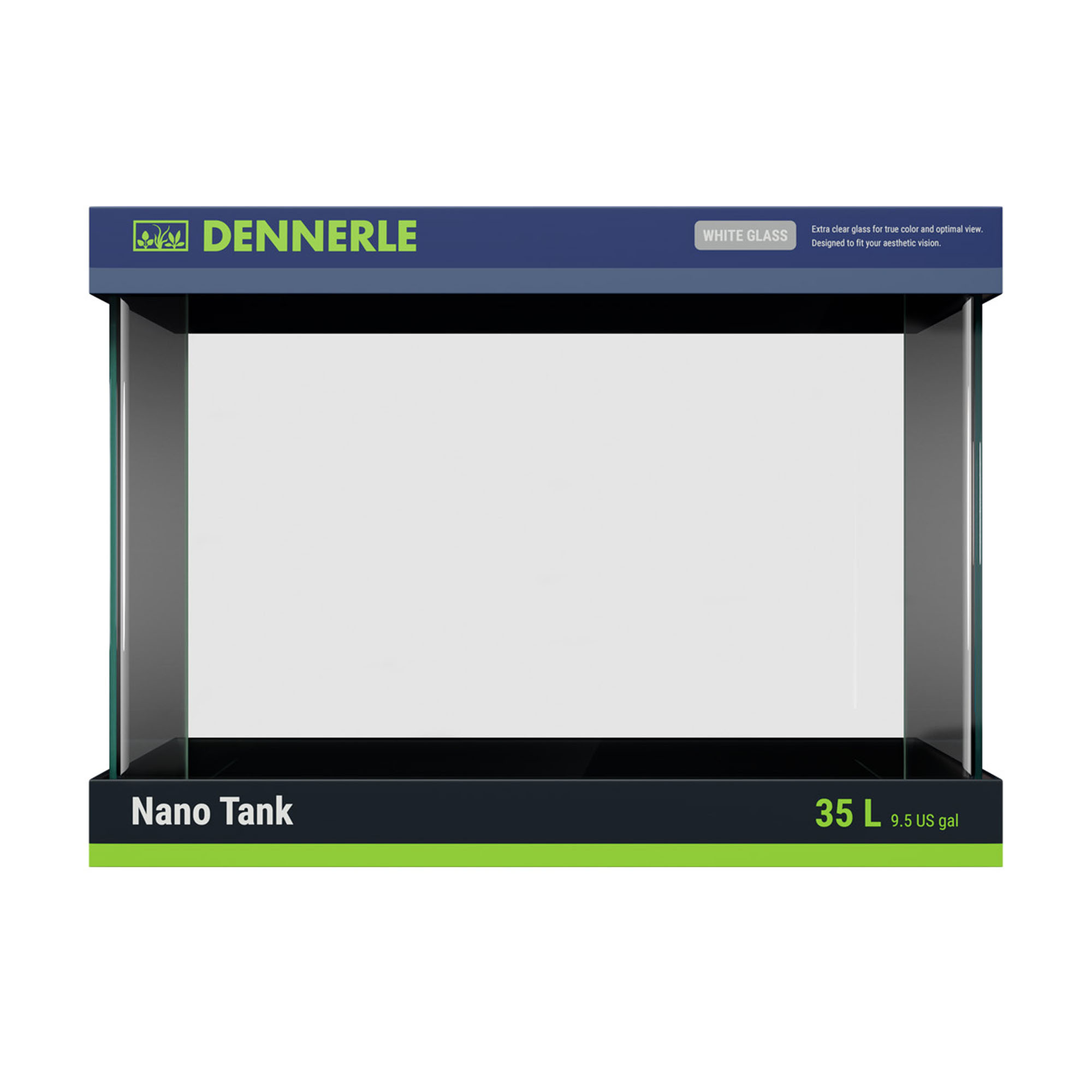Dennerle Nano Tank White Glass, 35 L