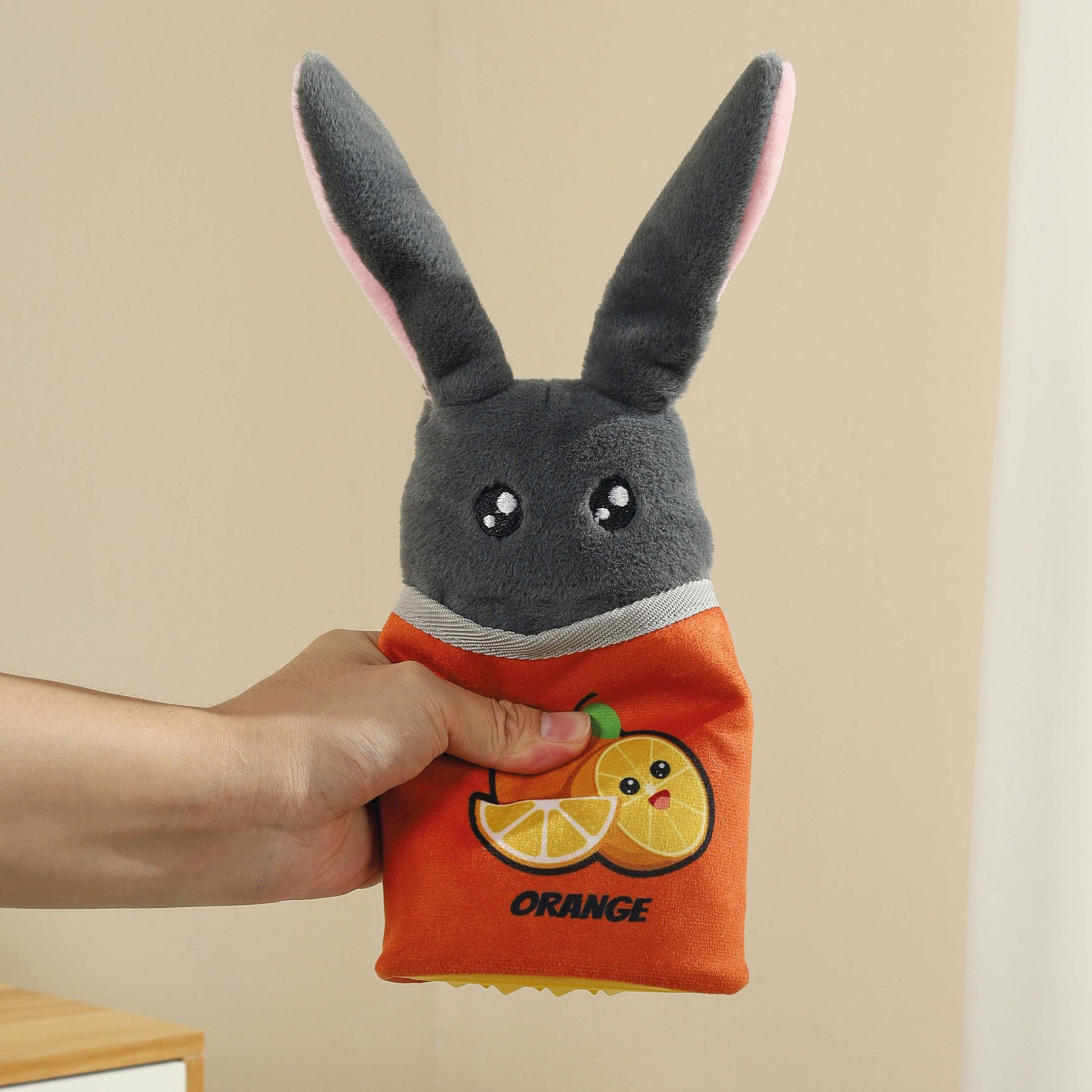 M-Pets Giocattolo per cani Oscar, arancione e grigio, 12 x 5 x 23.5 cm