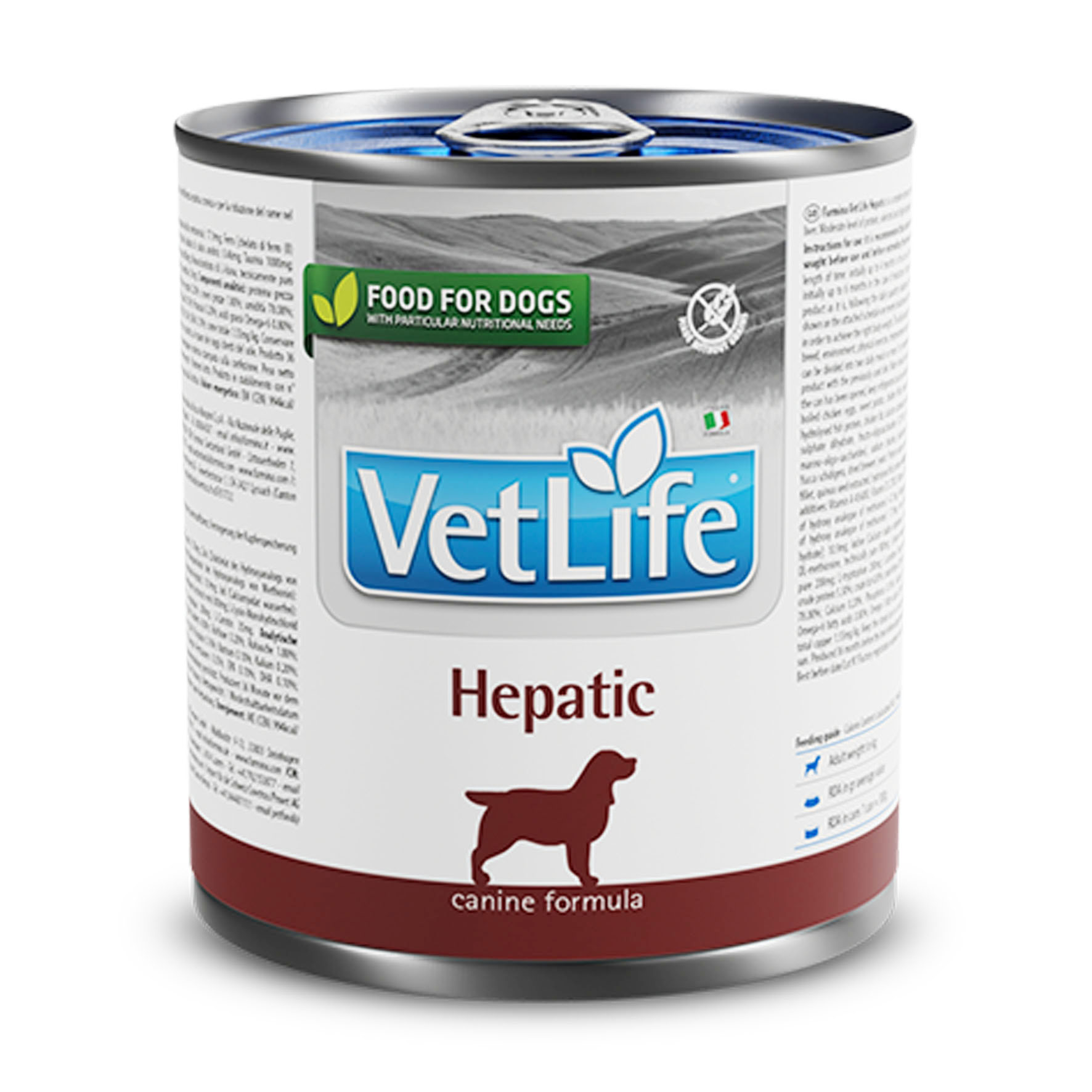 Farmina VET DIET Dog Hepatic – Poulet & patate douce, aliment humide pour chiens, 300 g