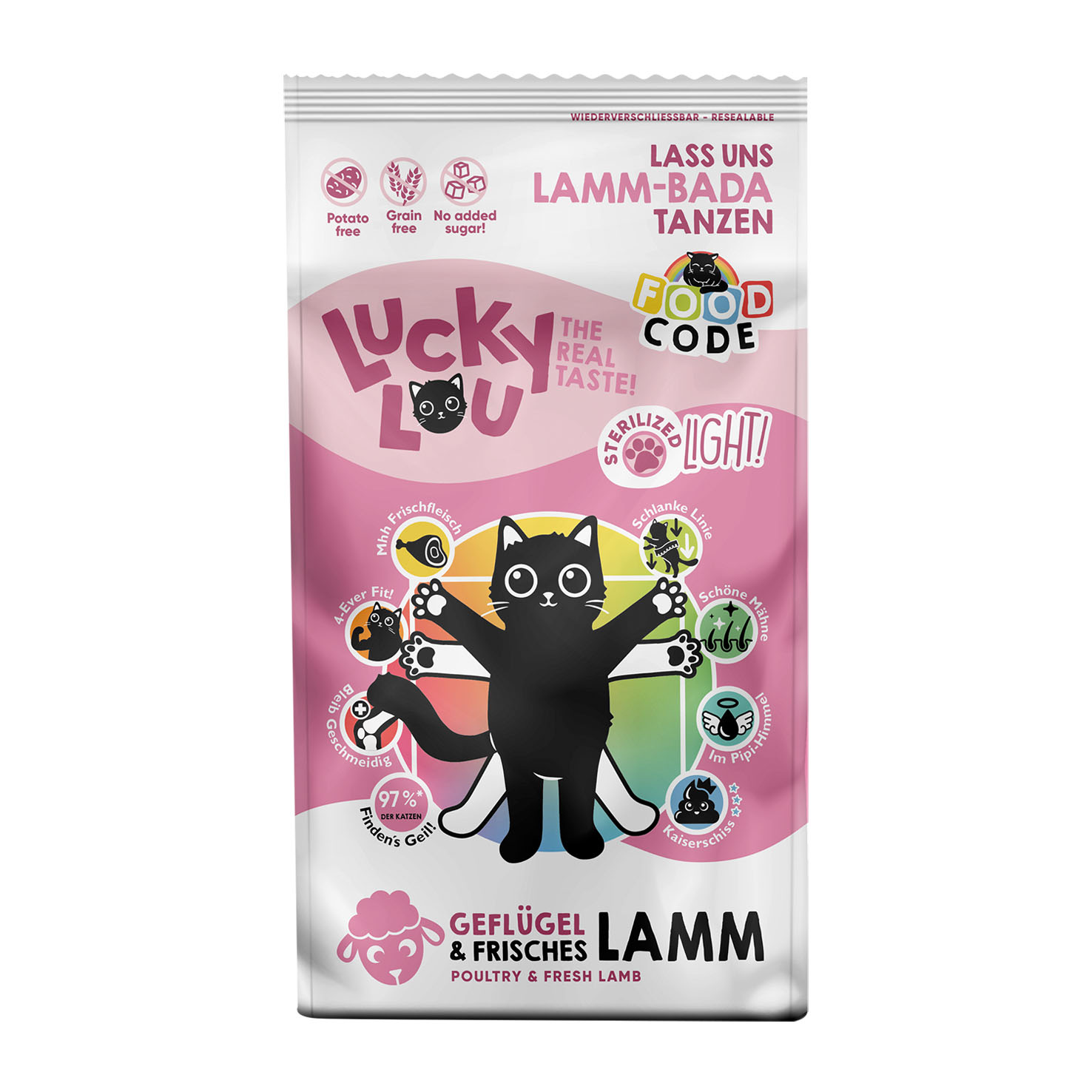 Lucky Lou Sterilized Light Geflügel & Lamm