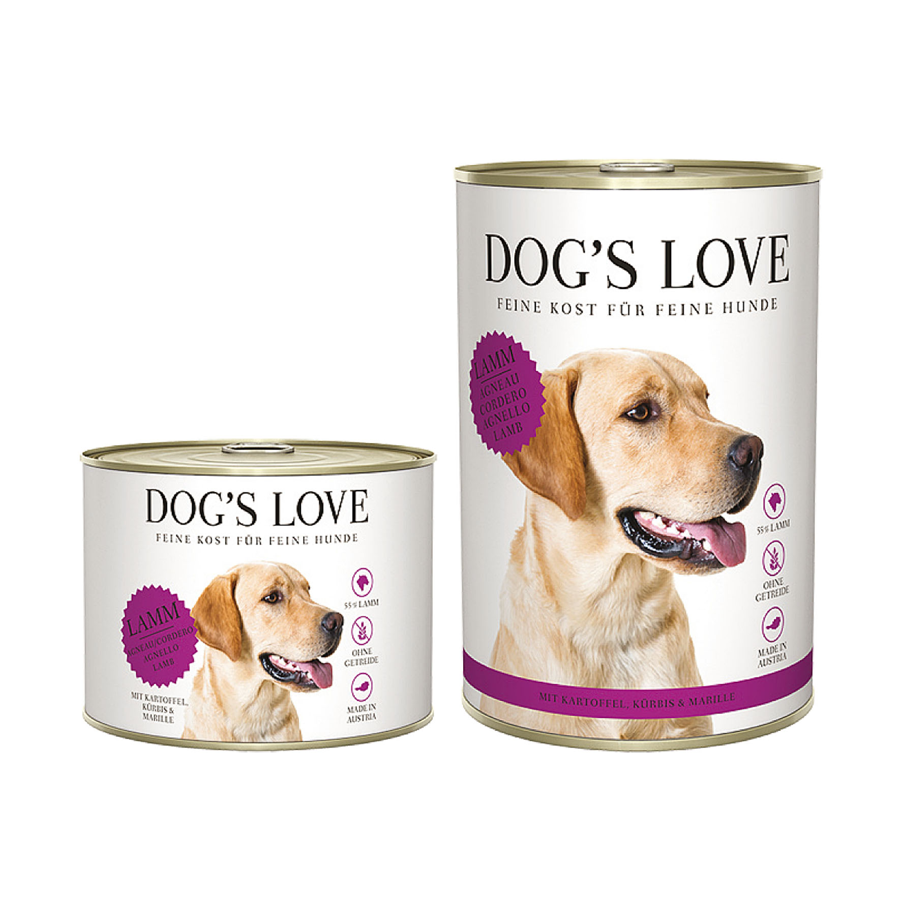Dog‘s Love Classic Adult Lamm, Kartoffel, Kürbis & Aprikosen
