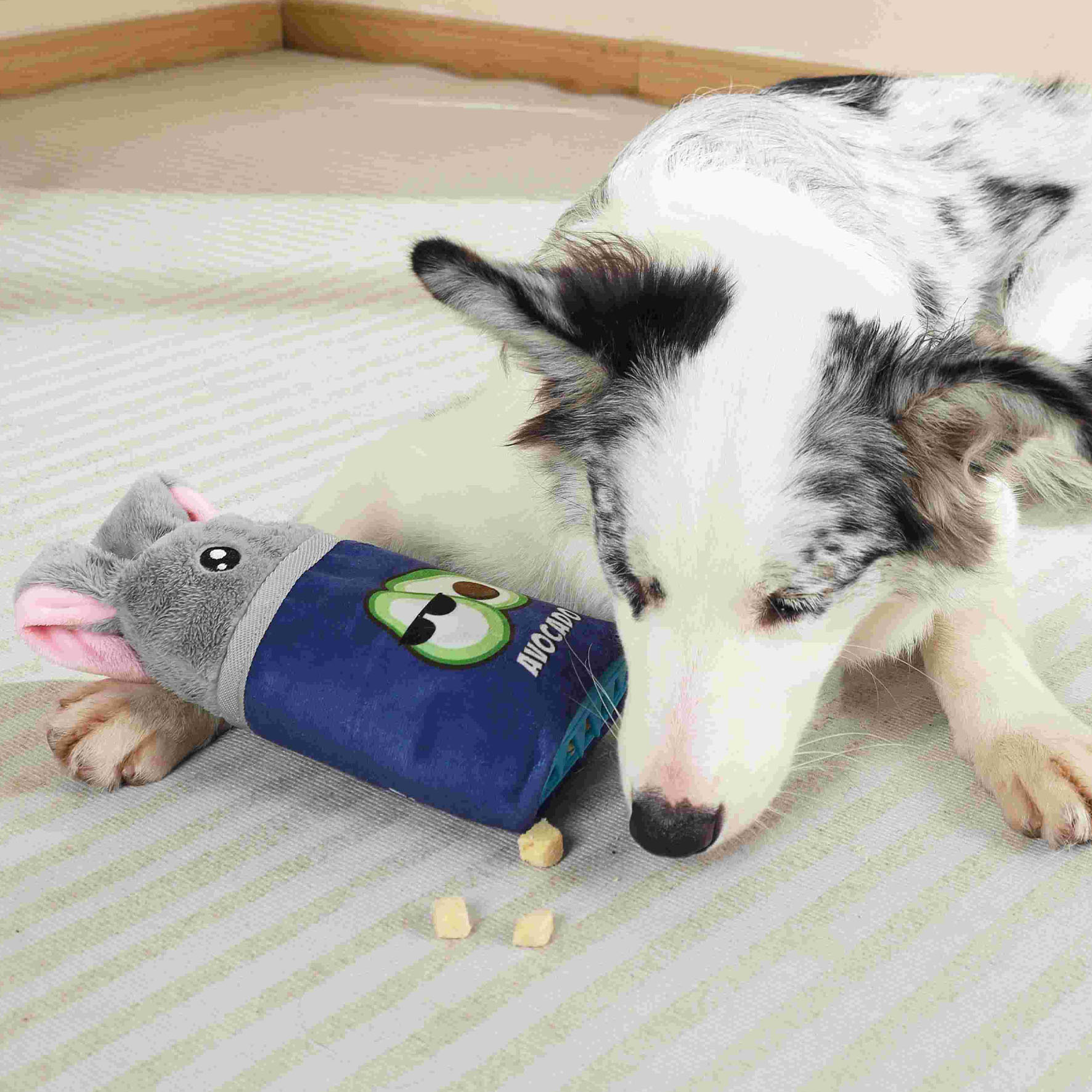 M-Pets Hundespielzeug Roger, Blau & Grau, 11,7 x 5 x 23,5 cm