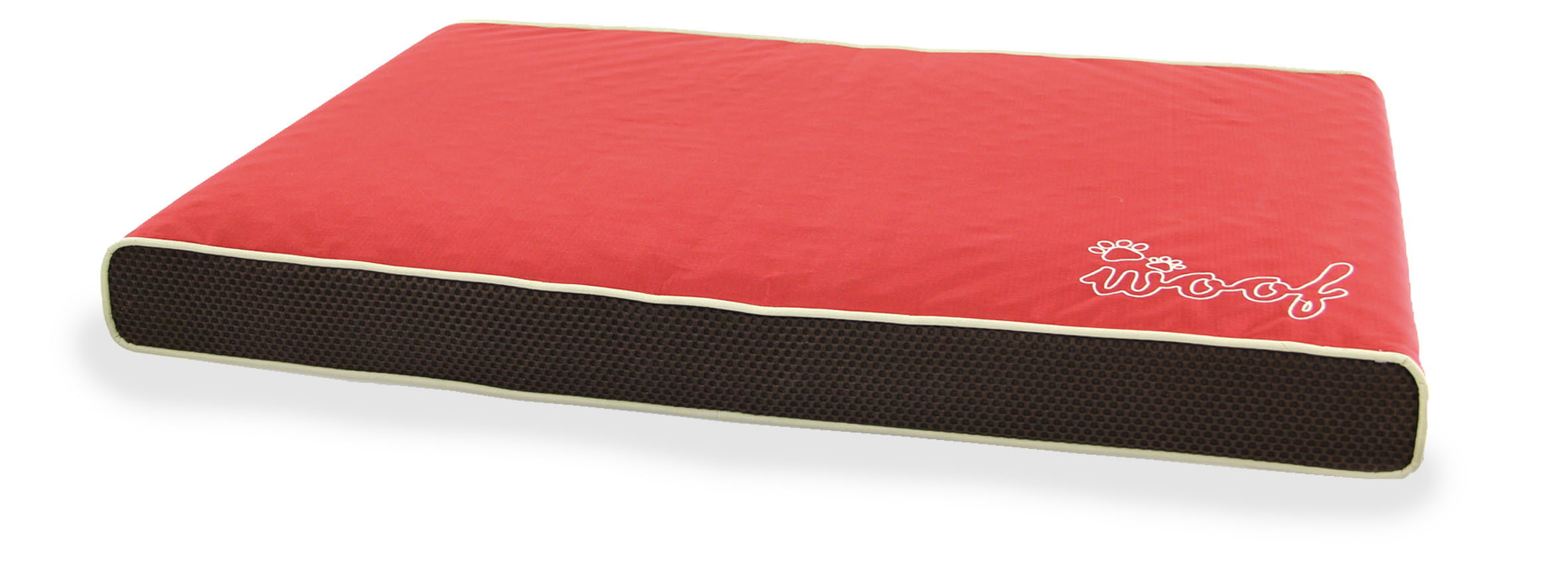 swisspet couchette Woof, rouge, Grösse L: 102x71x10cm