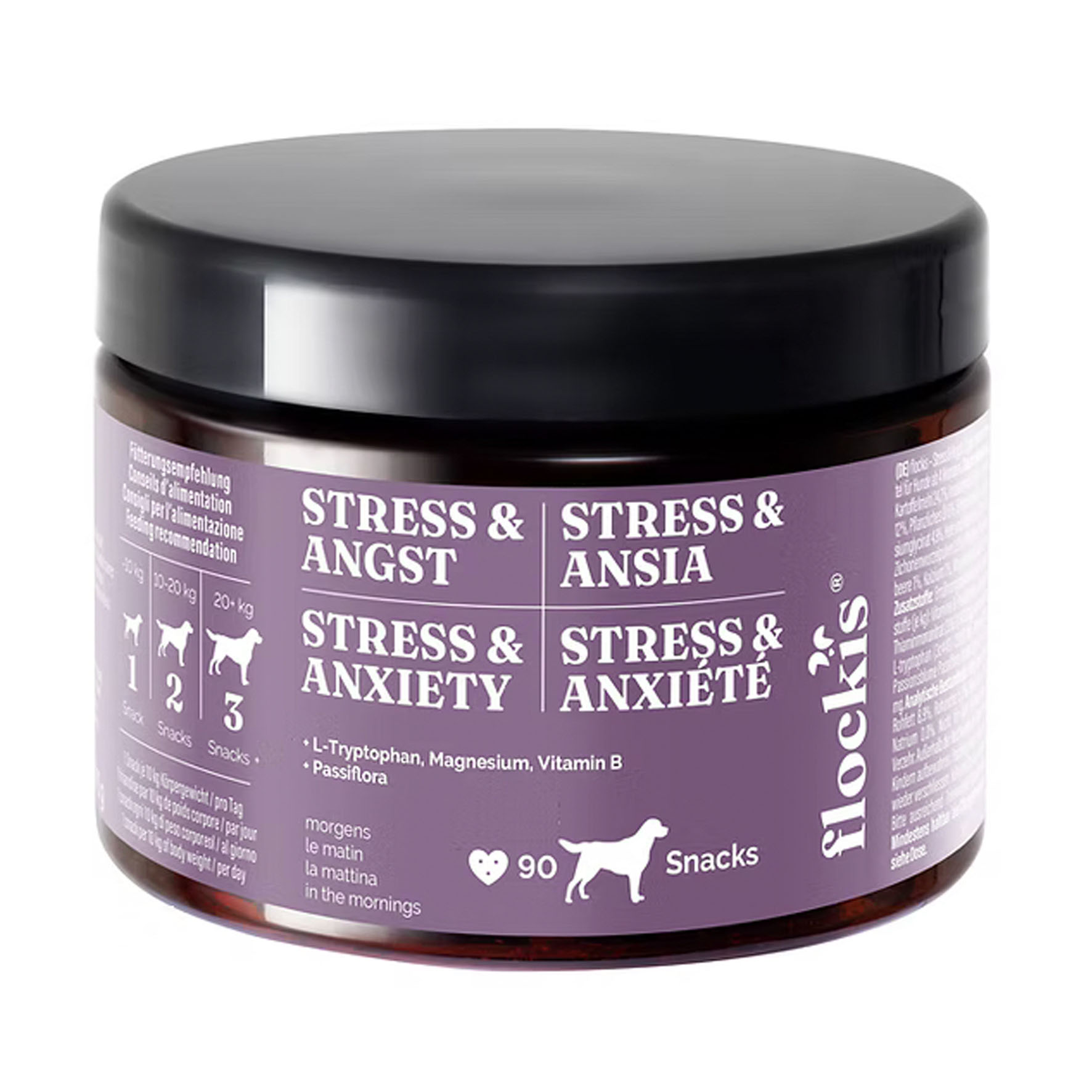 flockies Stress & Angst Kautabletten, 90Stk.