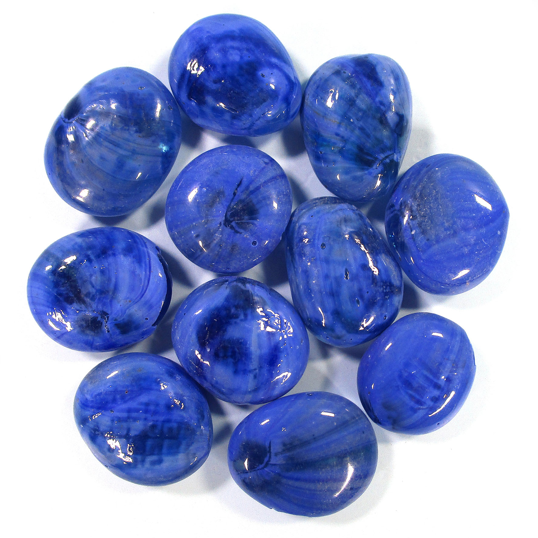 Orbit Nuggets di vetro, blu scuro, 0.75 kg