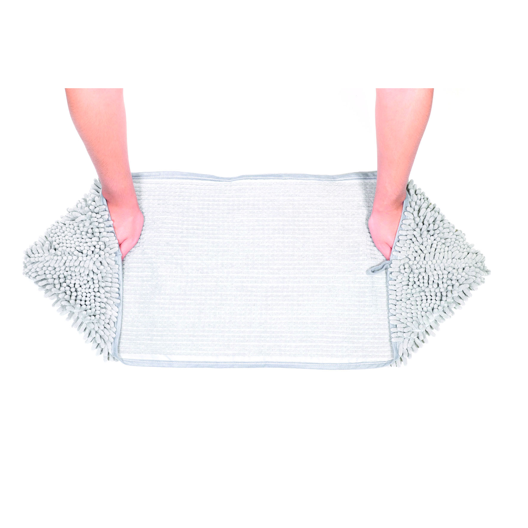 Serviette en microfibre M-Pets, taille M - 35 x 80 cm, gris