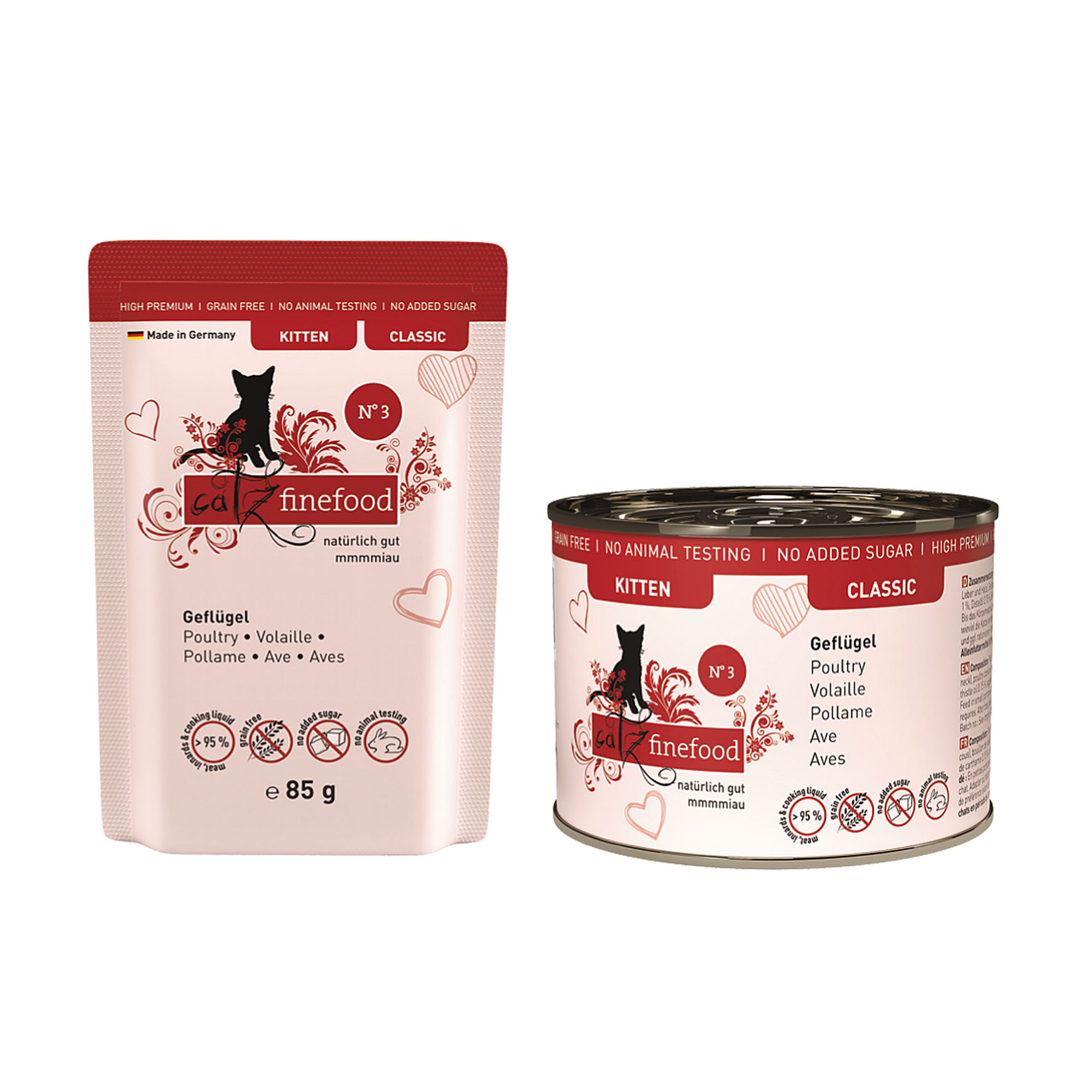 Catz Finefood Kitten No. 03 mit Geflügel