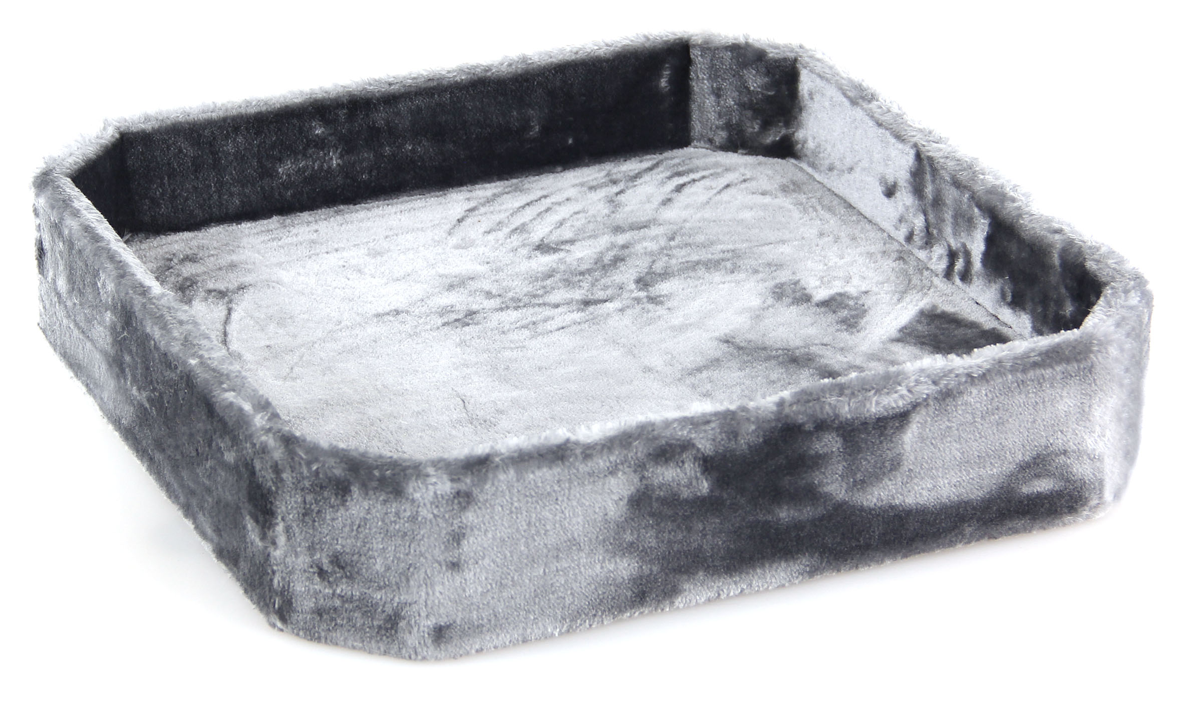 Spielkasten eckig, 48x48x10cm, grau