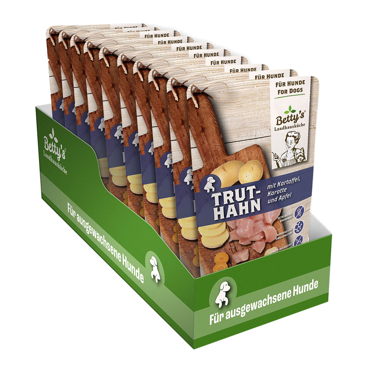 Betty's Landhausküche Truthahn & Kartoffeln, 125g