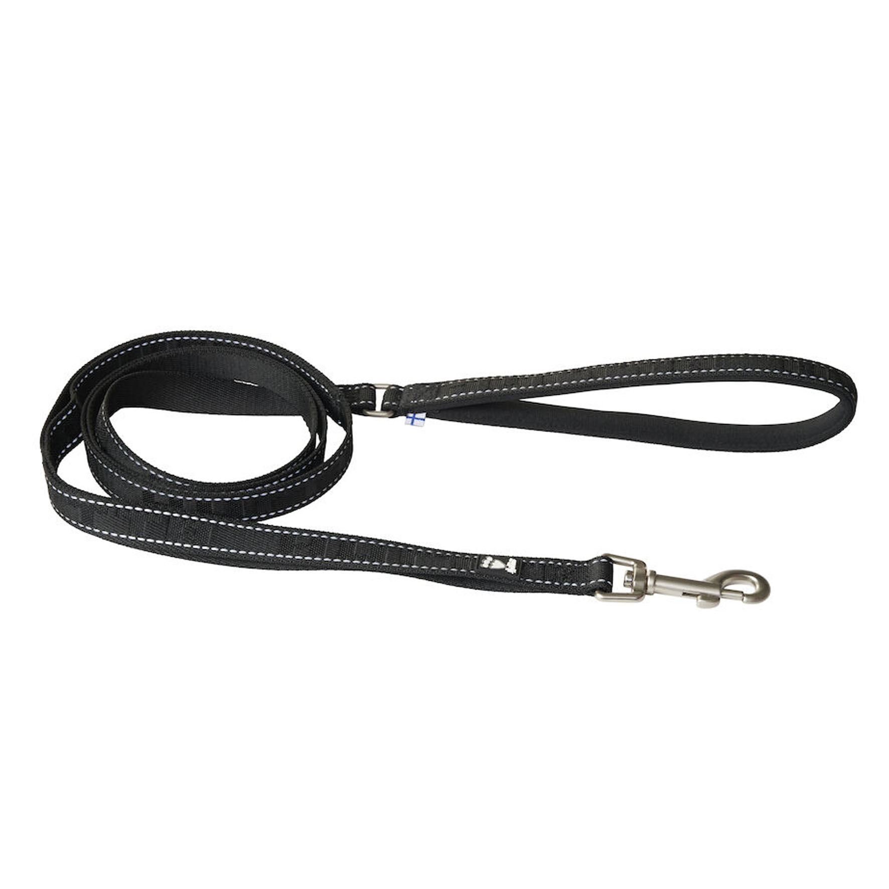 Hurtta Hundeleine Casual Reflective ECO - 20mm/180cm, schwarz