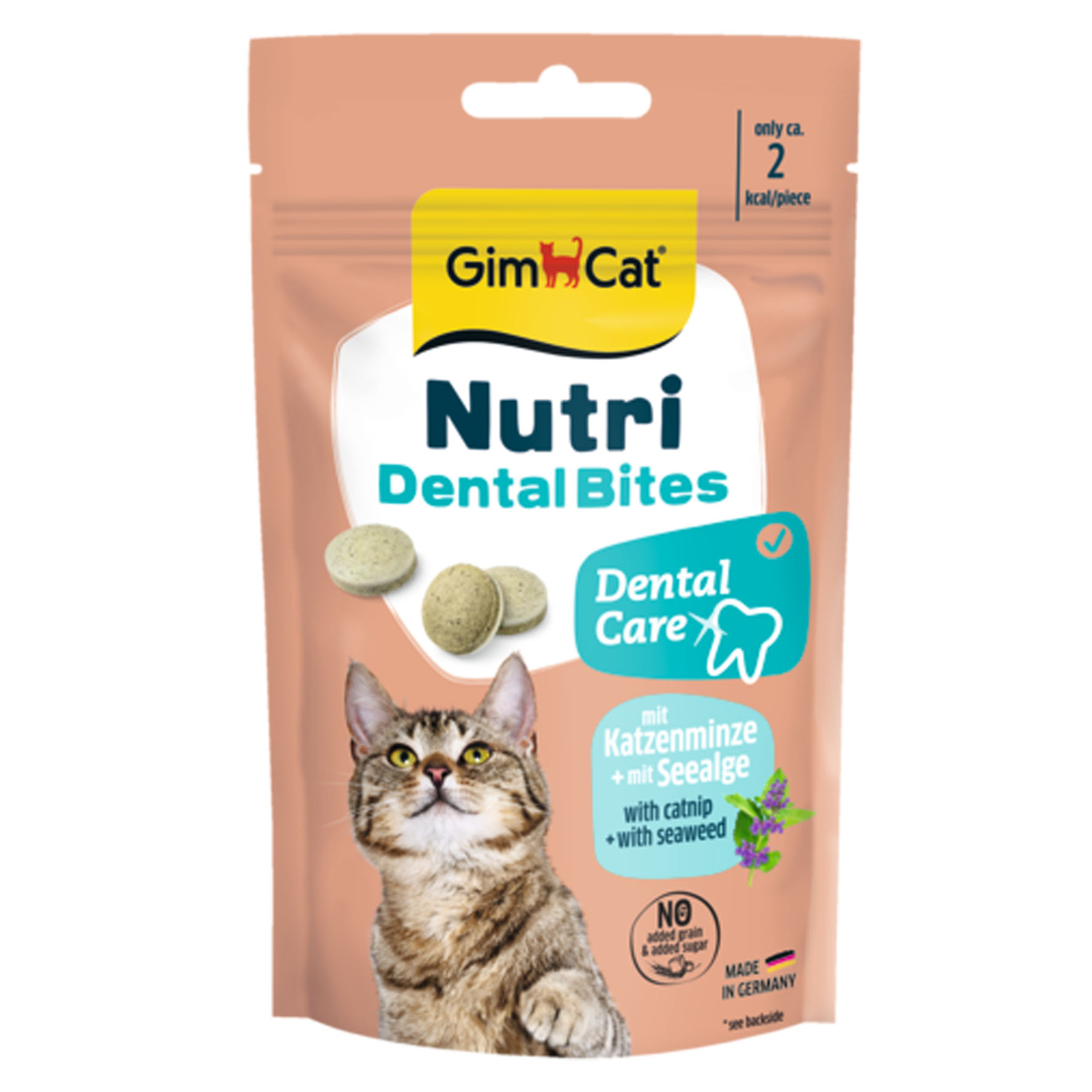GimCat Nutri Dental Bites 40 g (à l'herbe à chat aux algues)