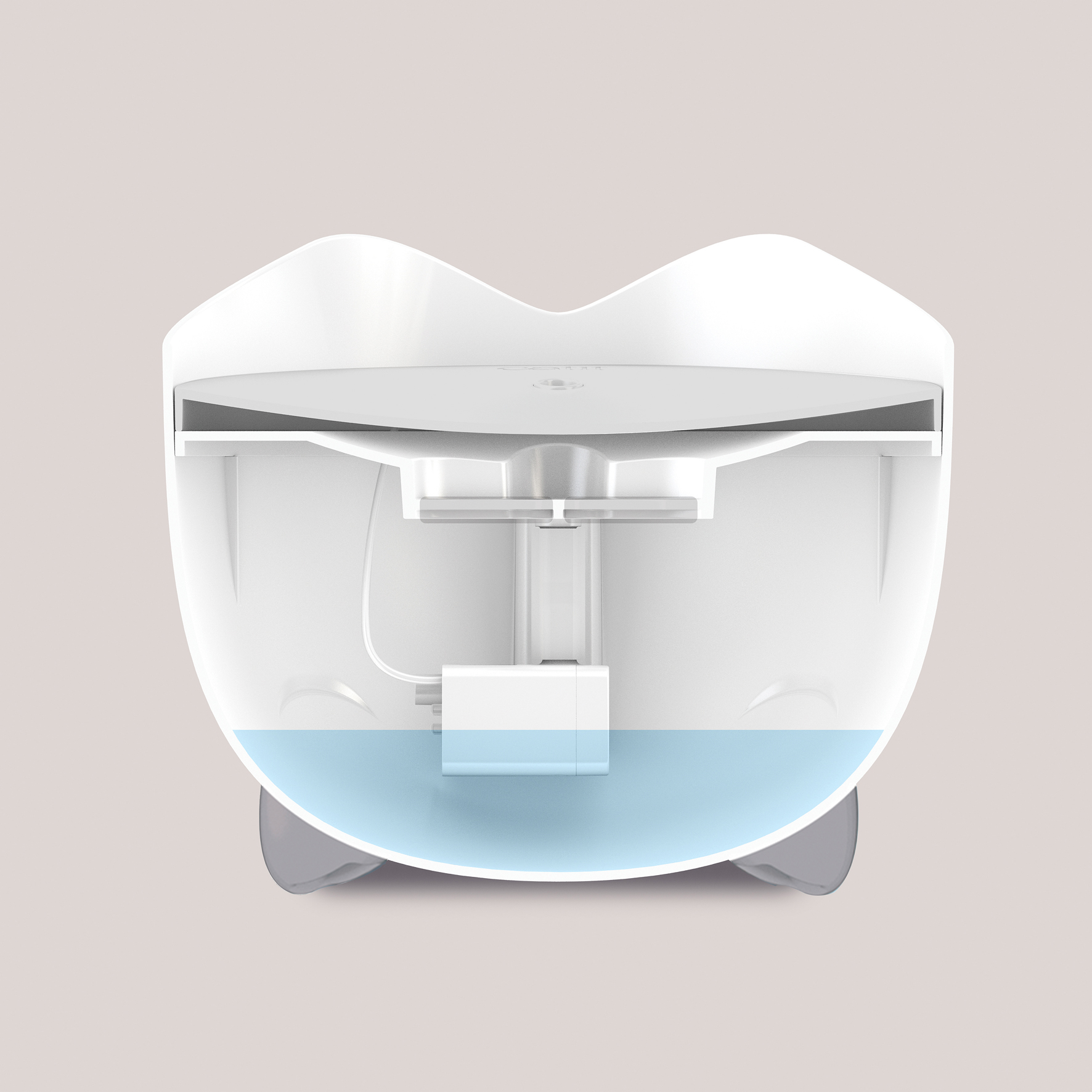 Pixi fontaine à eau, 2.5L, blanc avec insert en acier inoxydable sans Wifi