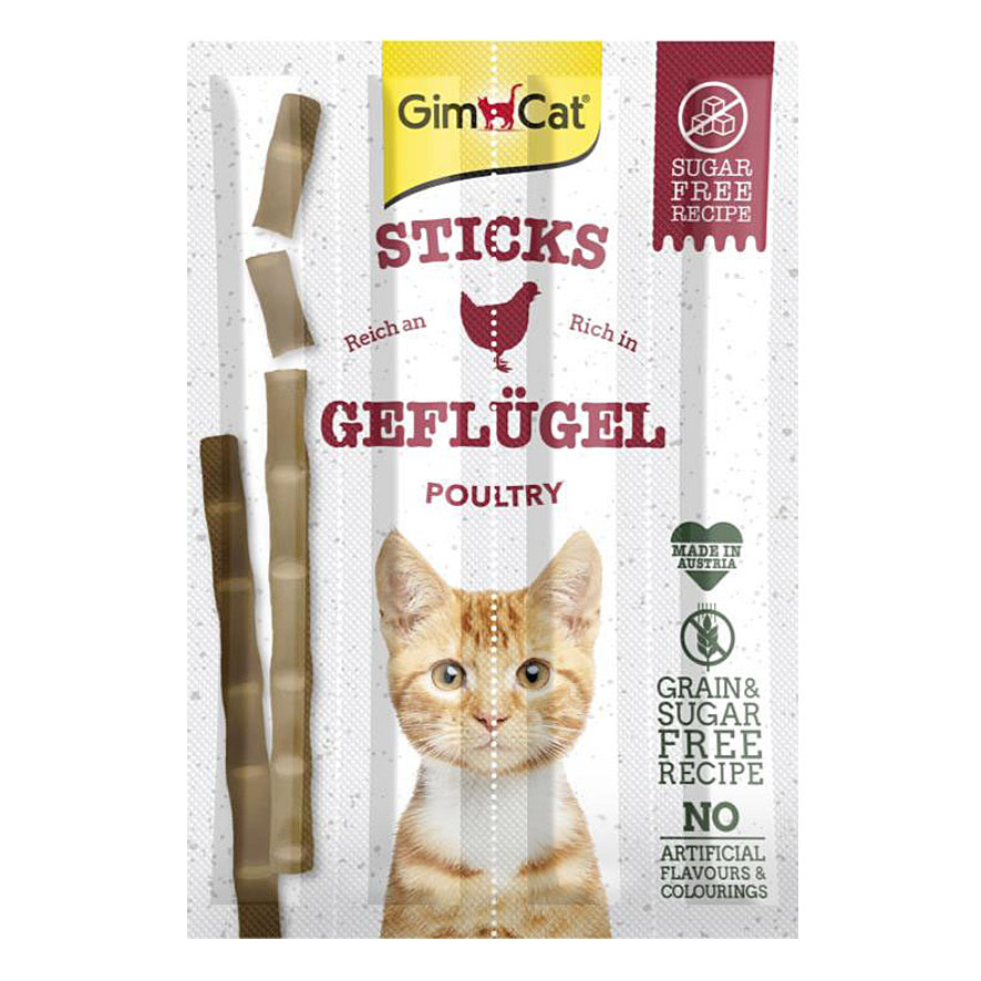GimCat Sticks à la volaille, 4pcs. GimCat Sticks à la volaille, 4pcs.