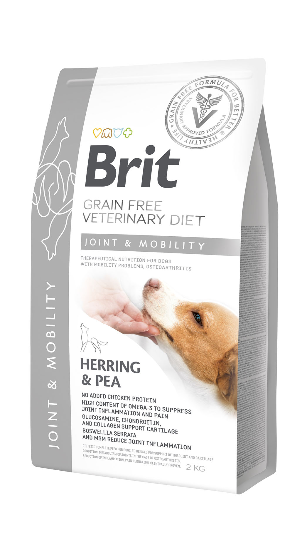 Brit Vet Dog Joint & Mobility – Hareng & Pois, croquettes pour chiens