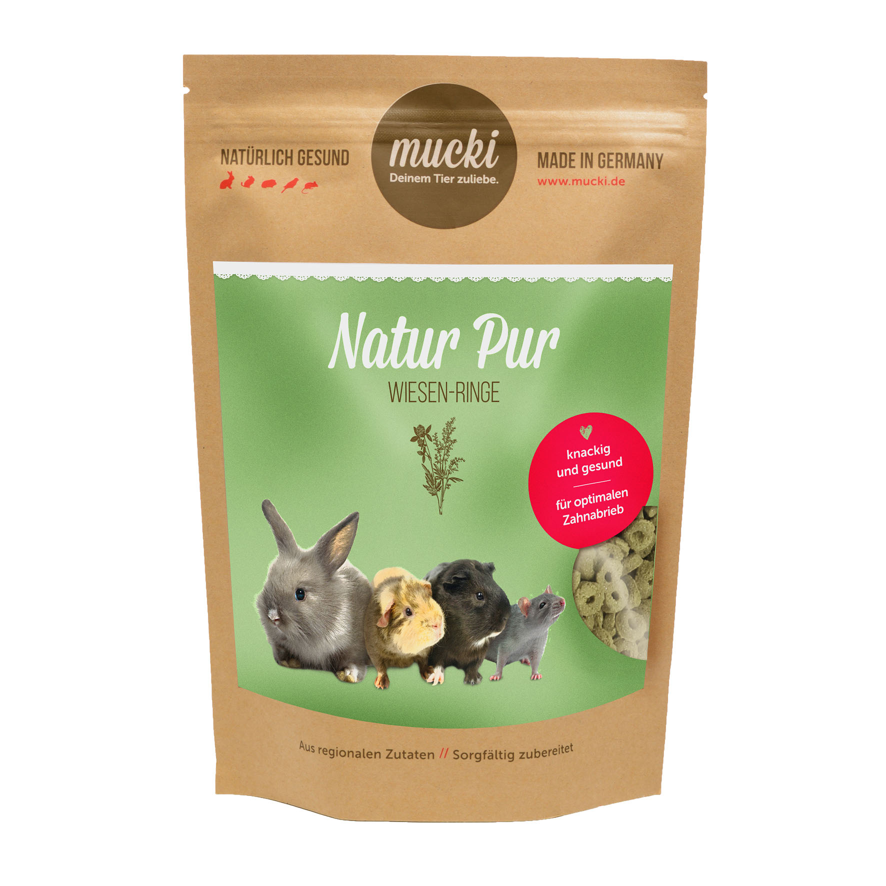 Mucki Natur Pur Wiesenringe, 200g