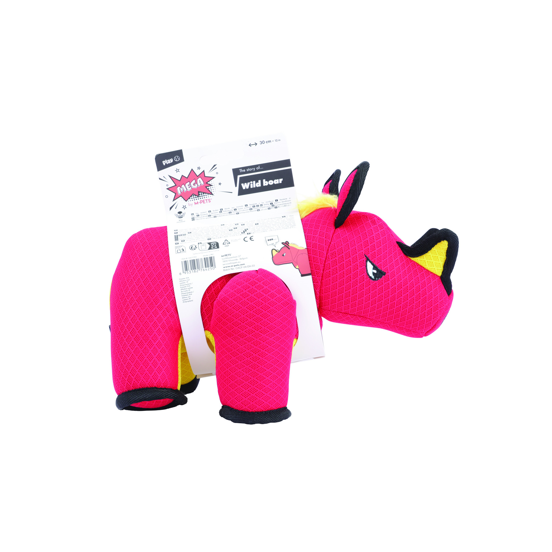 M-Pets Hundespielzeug MEGA-Serie - Wildschwein, 30x15x22cm