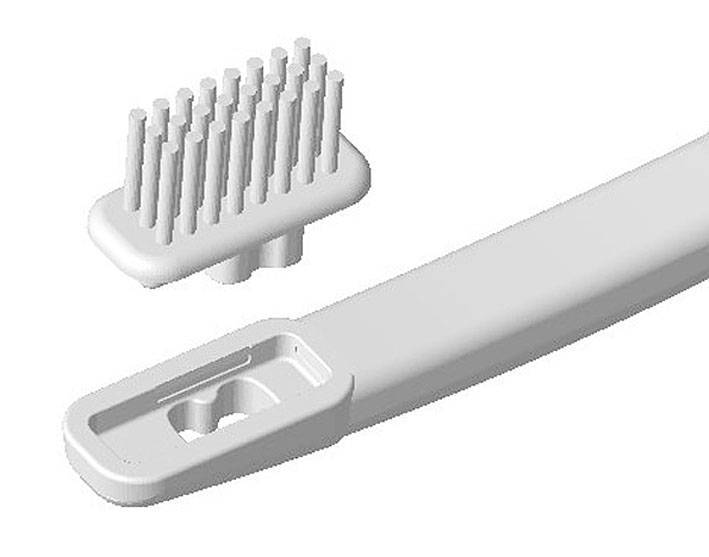 Mira-pet simple tête de brosse de rechange