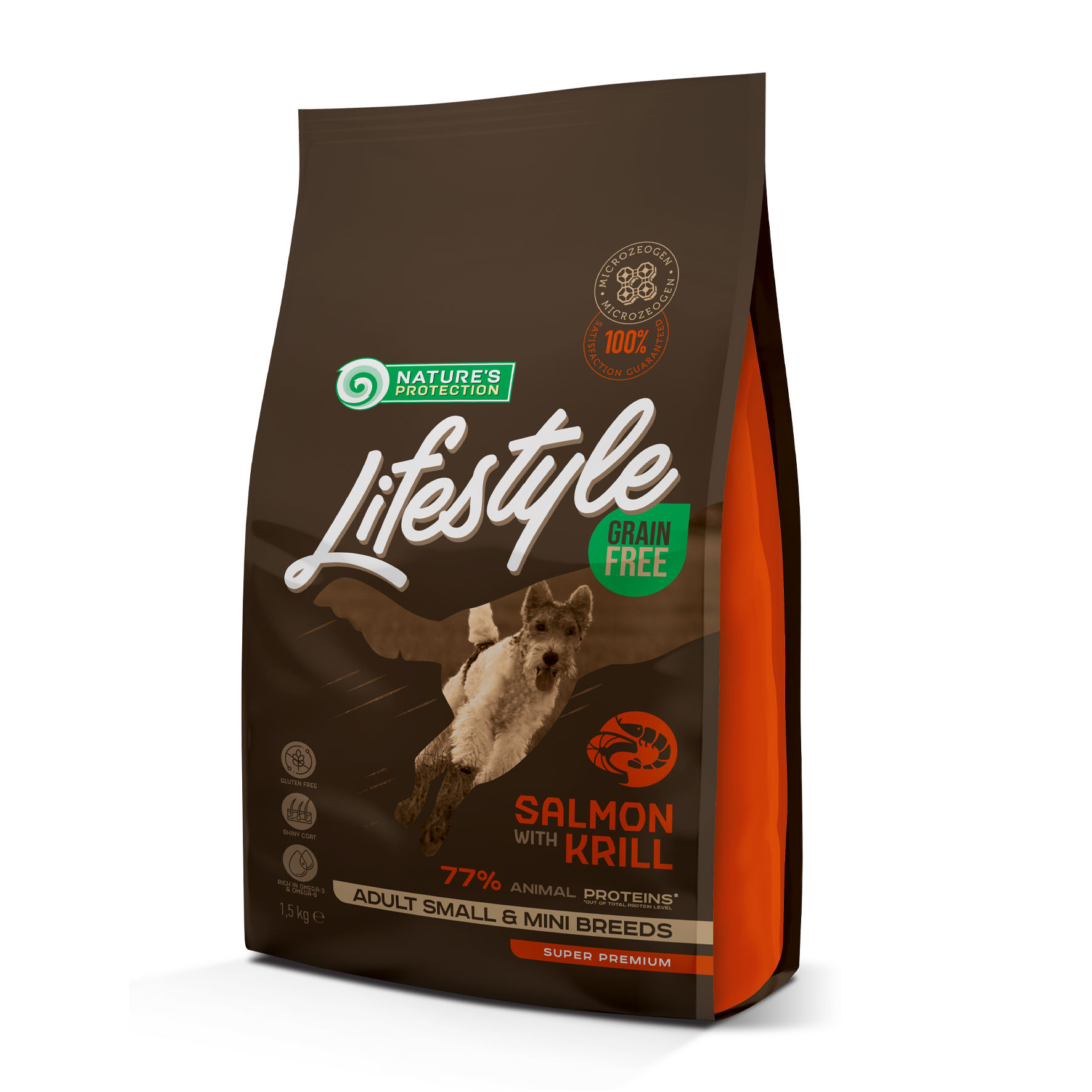 Nature‘s Protection Lifestyle Grain Free Adult, Small & Mini mit Lachs und Krillgarnele