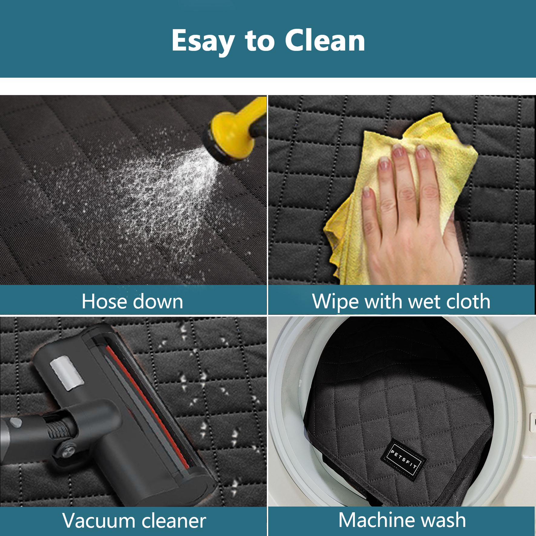 Petsfit couverture de protection du coffre Lucky 100x186cm