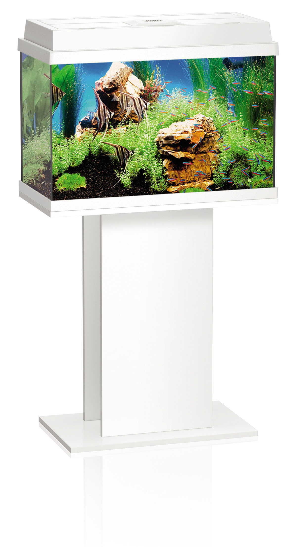 Juwel Stand, 51/61x31cm, H=63cm, weiss