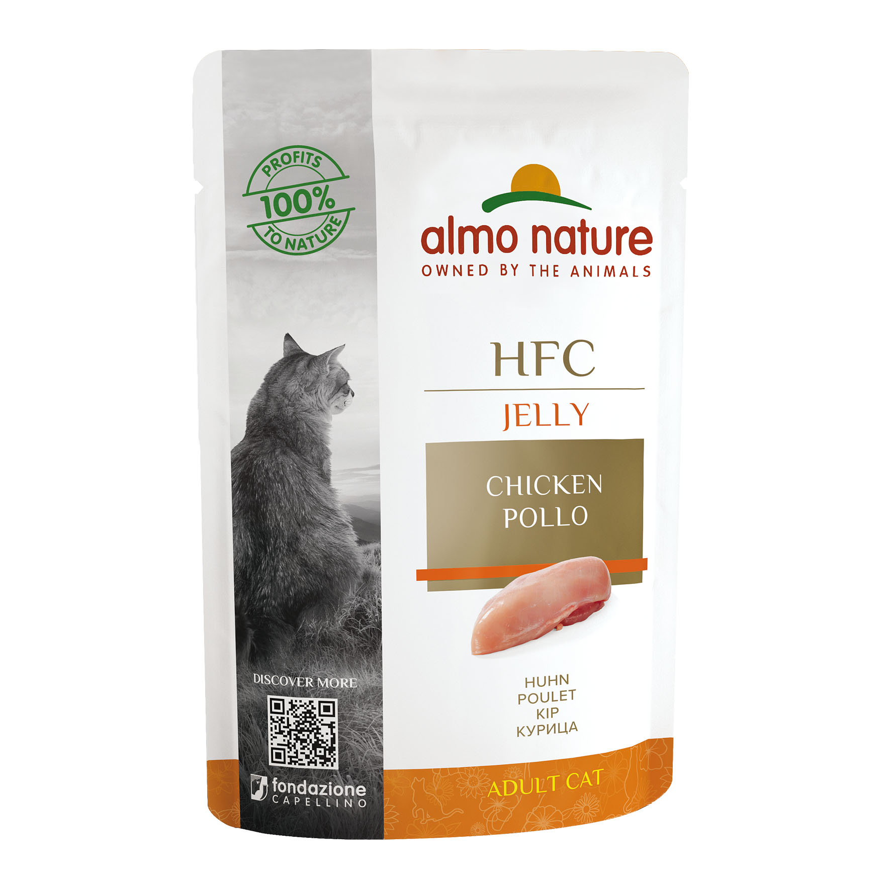 Almo HFC Natural Huhn in Jelly 55g Almo HFC Natural Huhn in Jelly 55g