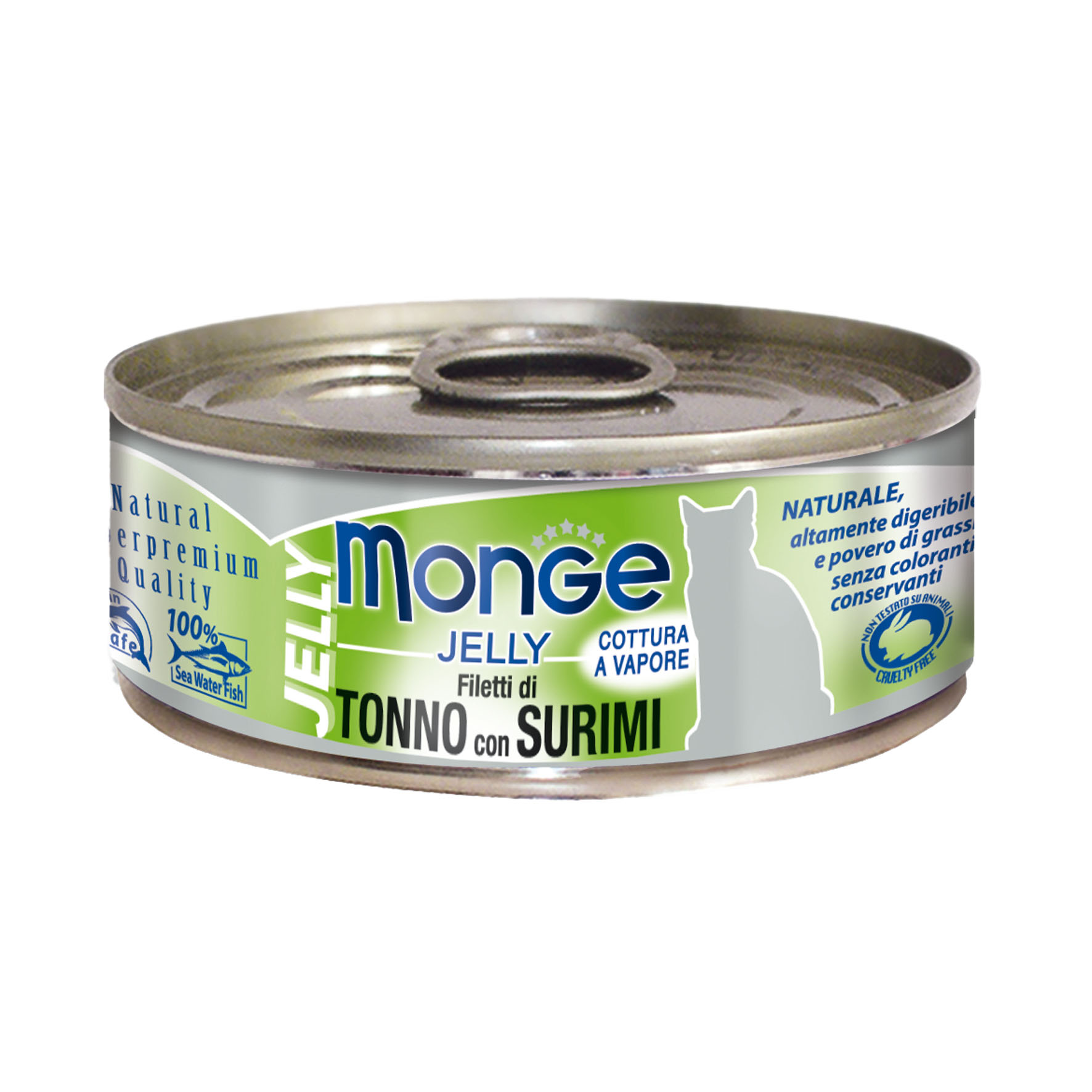 Monge Jelly Cat Thon & Surimi, 80g