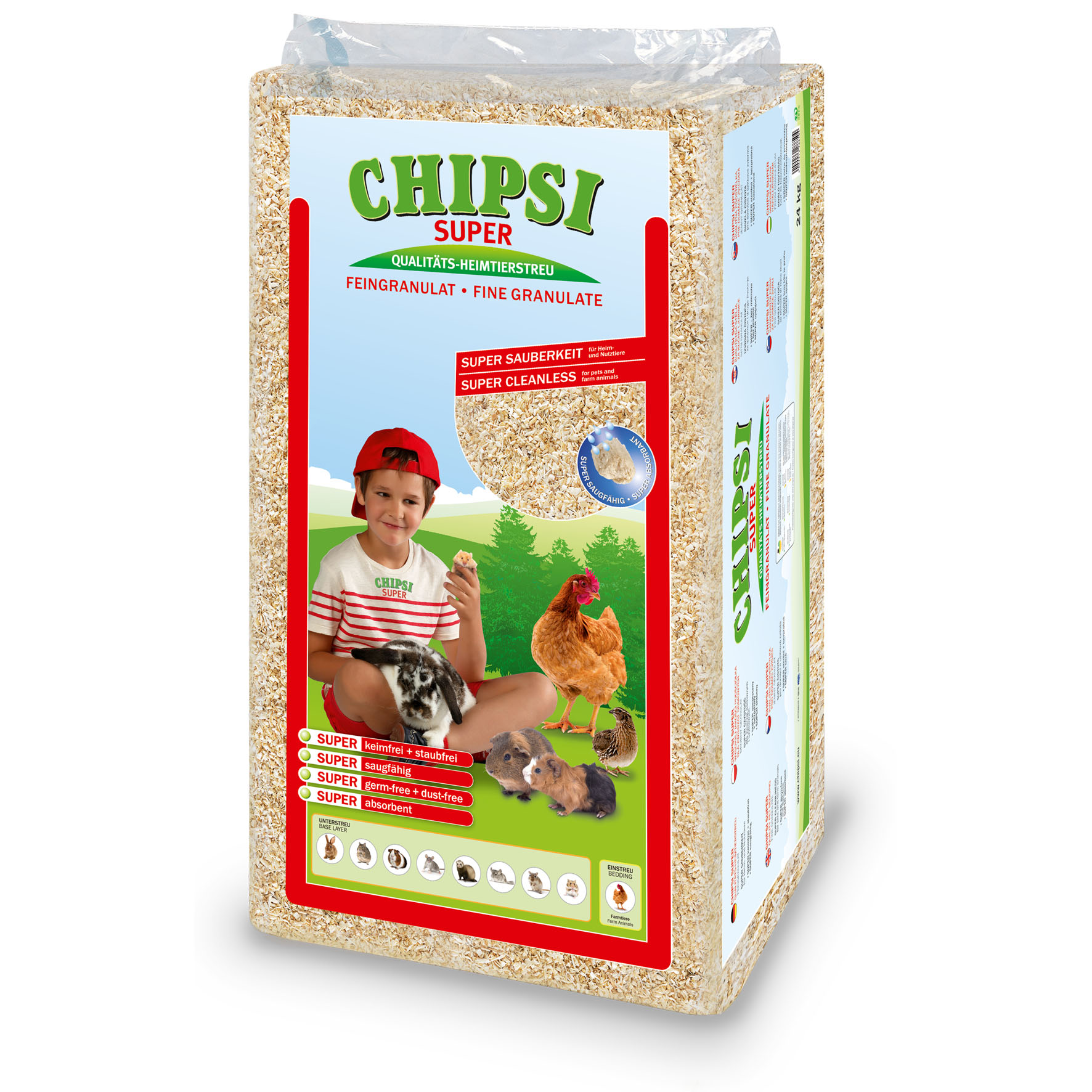 CHIPSI Super Einstreu Granulat 24kg