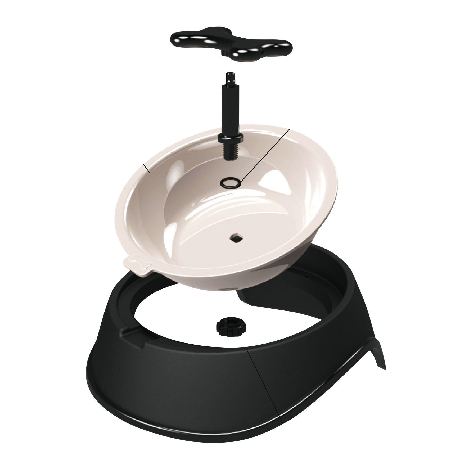 swisspet Hundenapf Sport, 0.4L, 20x19x7cm