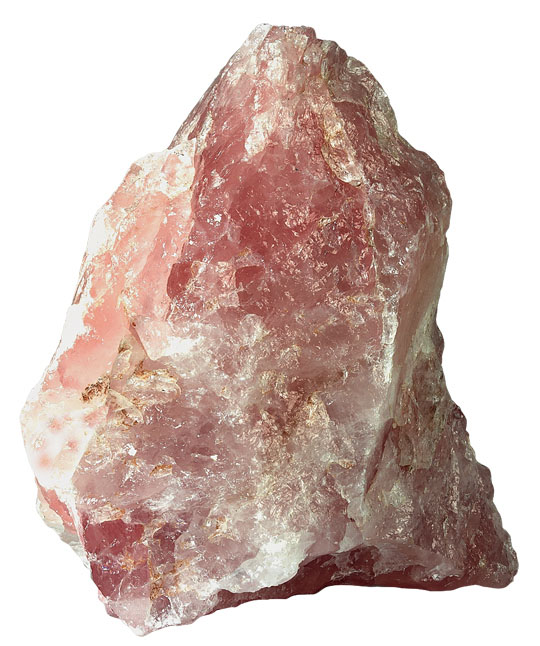 Quartz rose décoratif, 4pcs., 3kg