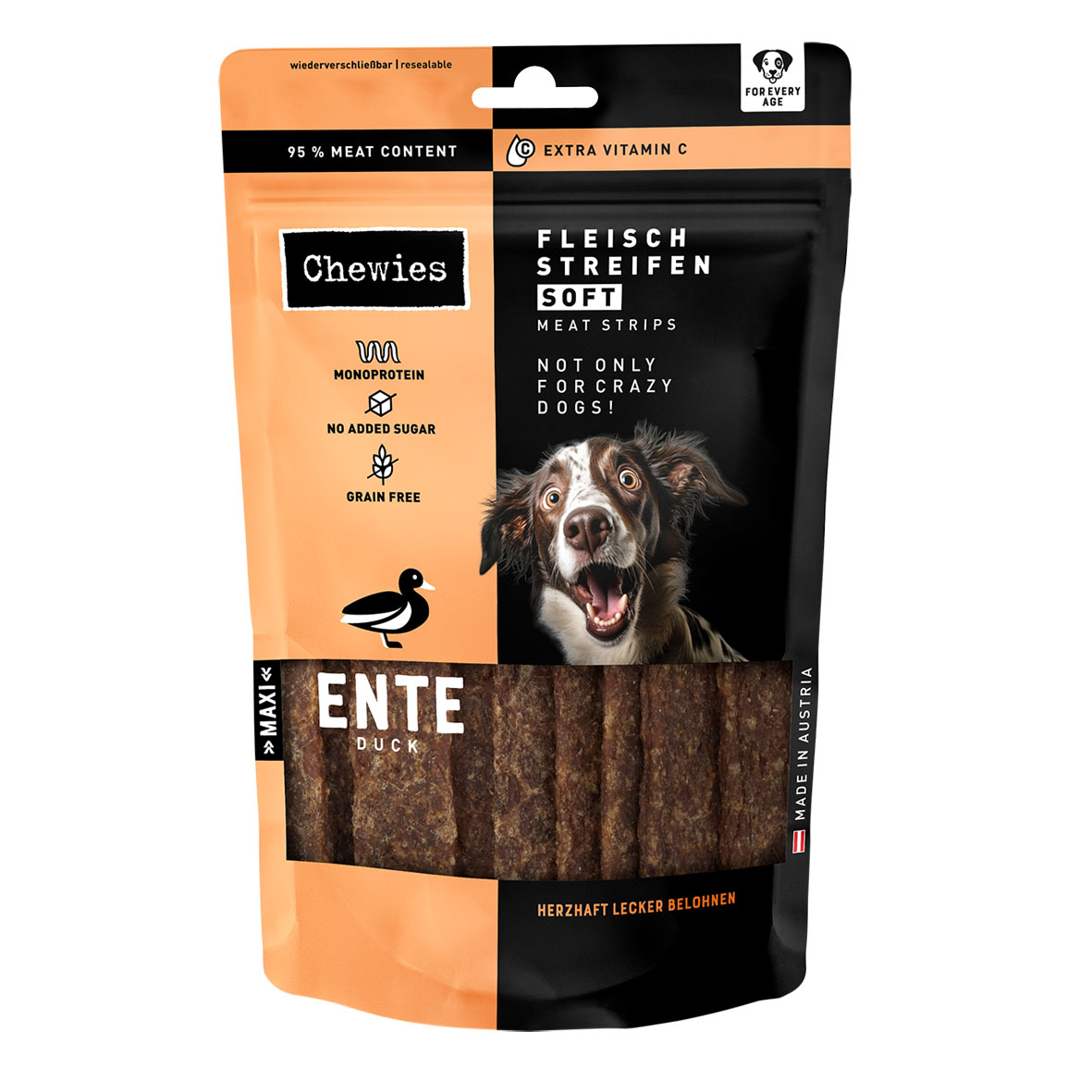 Chewies lamelles de viande de canard 175g