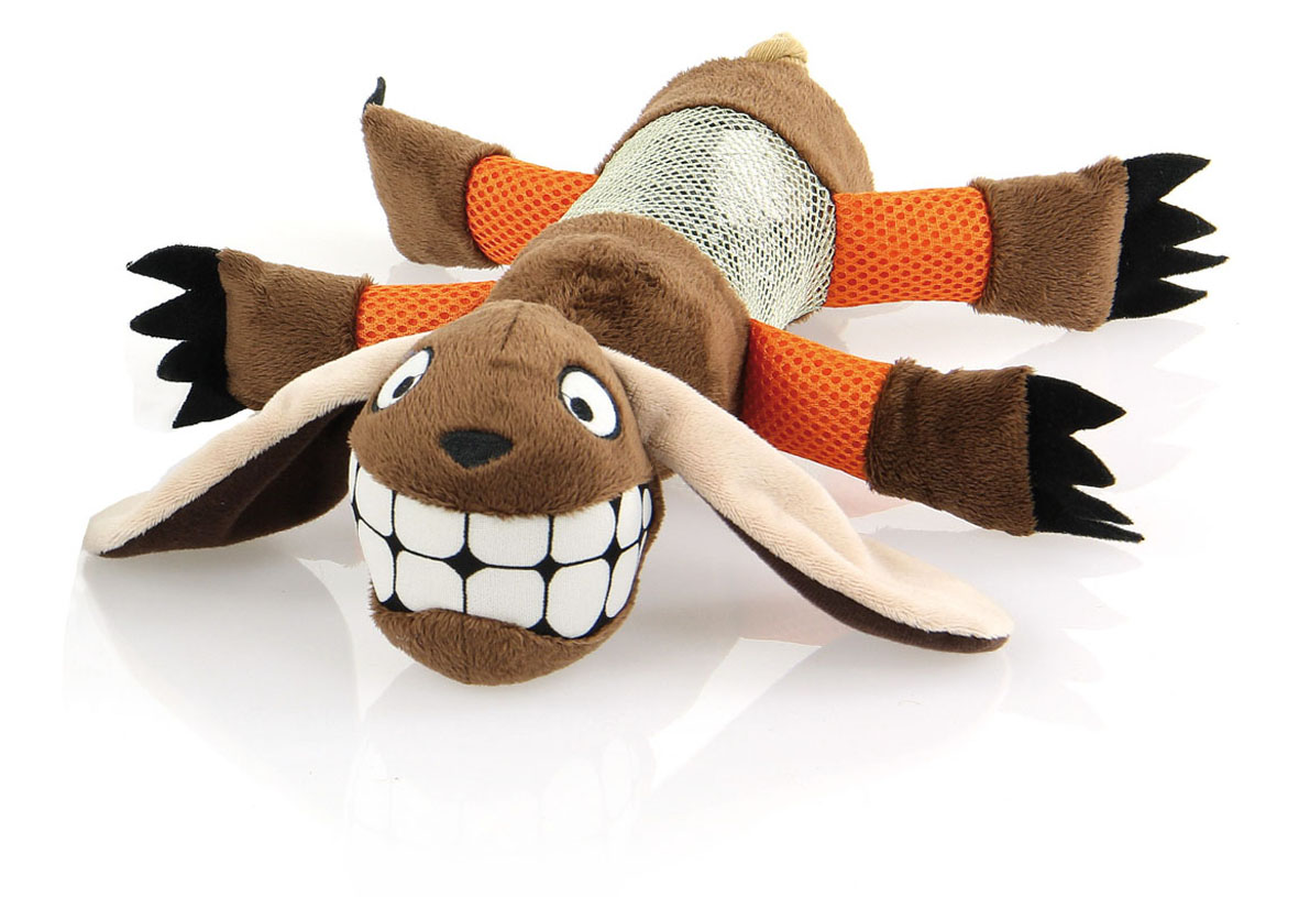 swisspet Bottle-Dog, braun/orange, 46cm