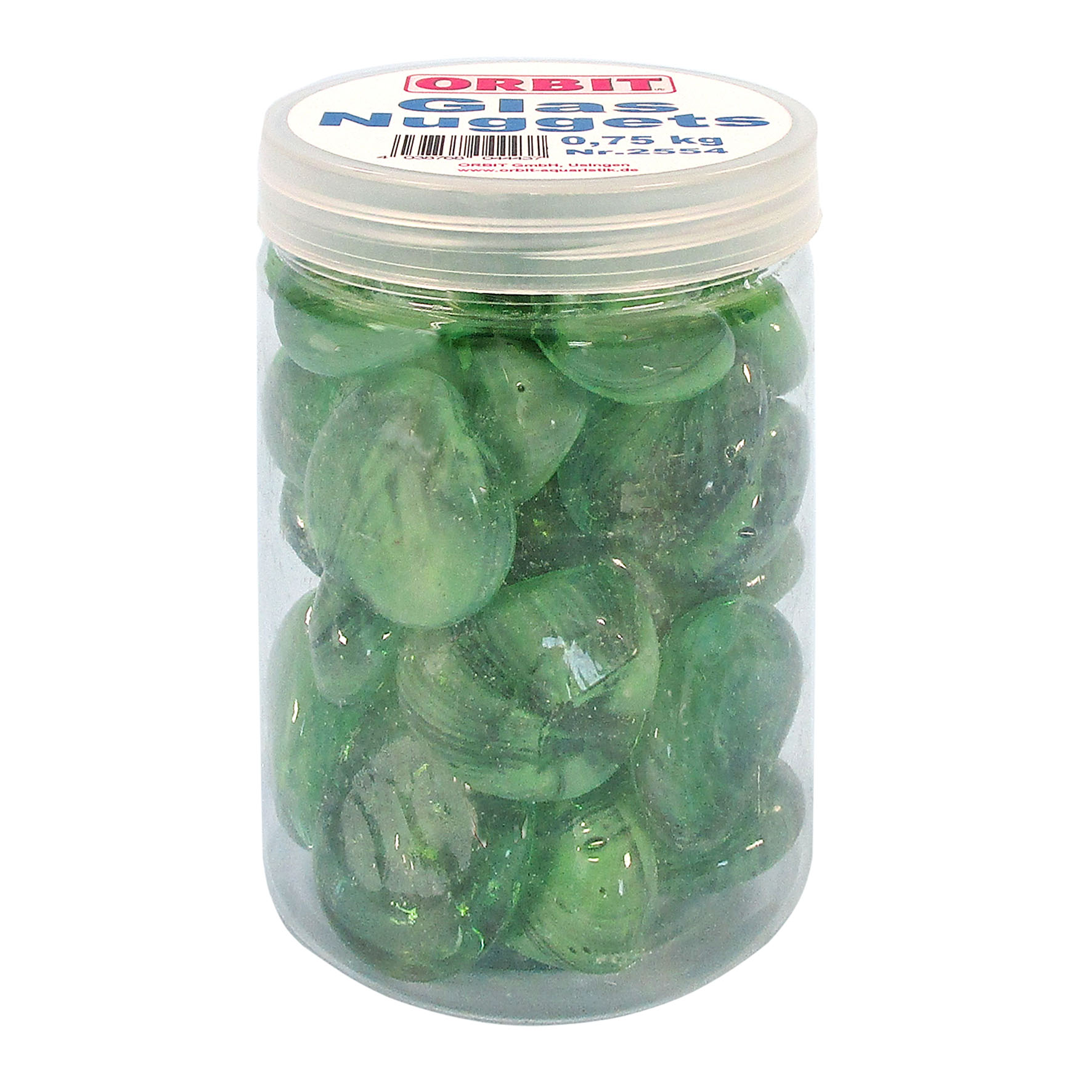 Orbit Glas-Nuggets, dunkelgrün, 0.75kg
